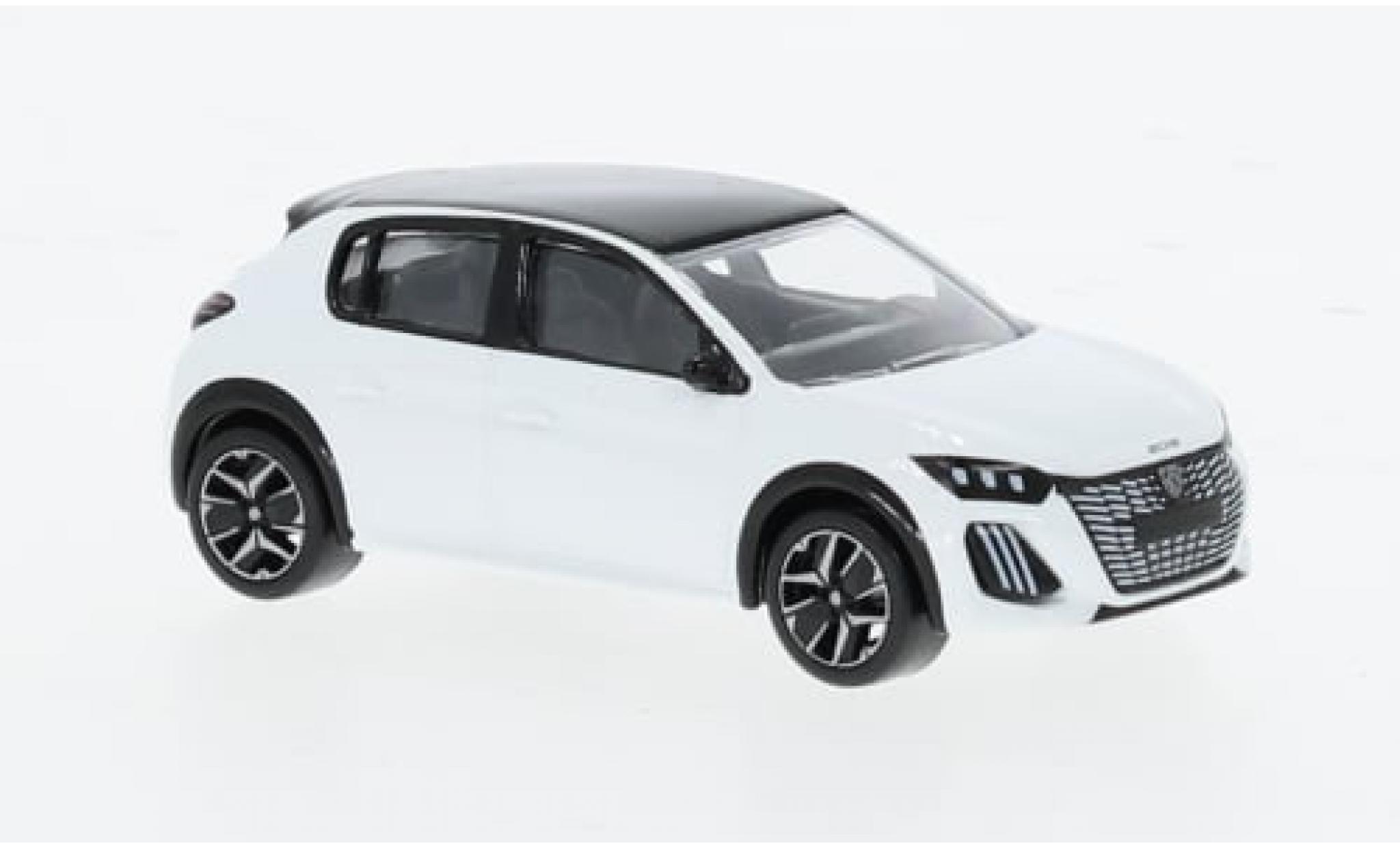 Peugeot 208 1/64 Norev white 2024 1:64 diecast model cars