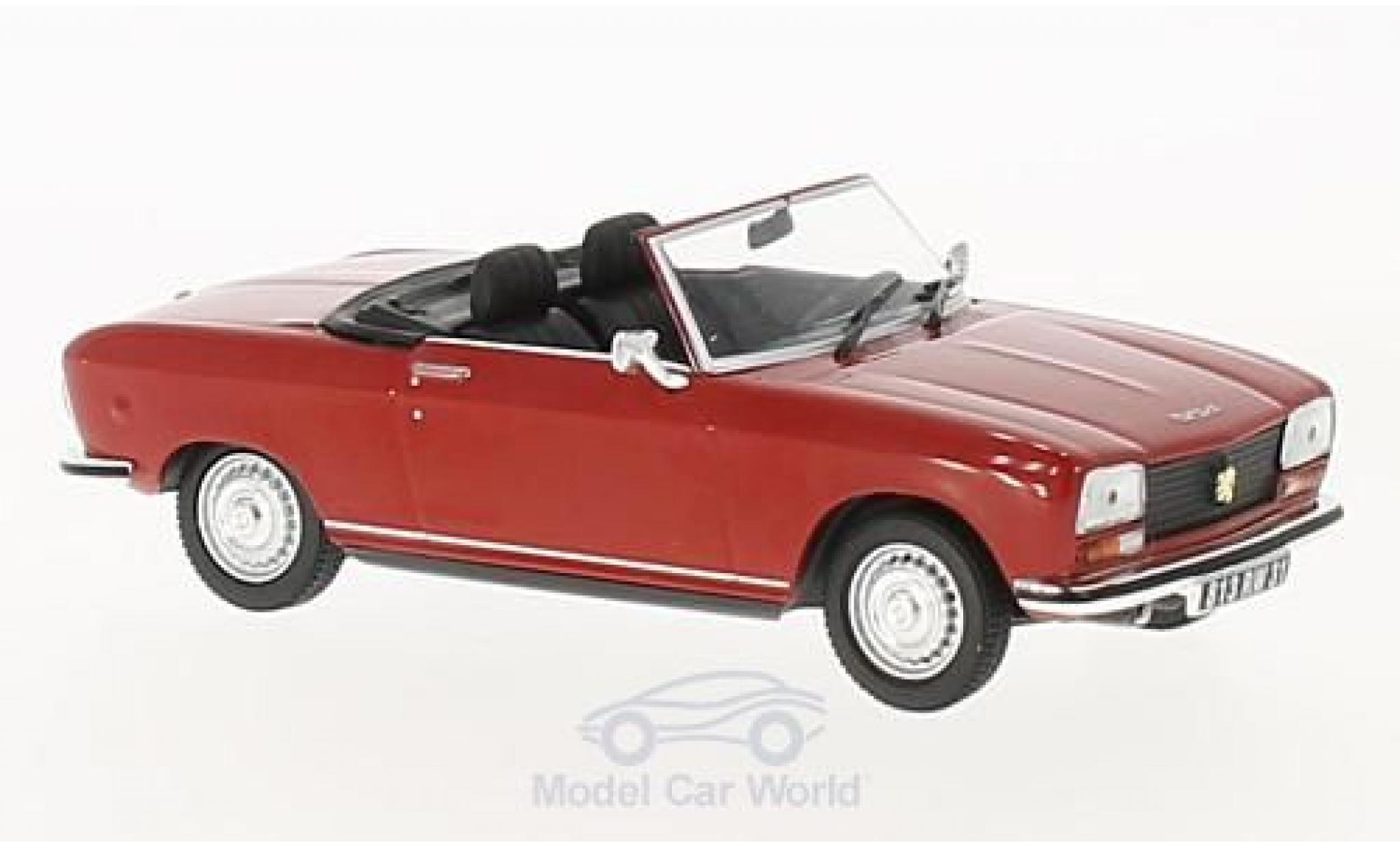 Peugeot 304 Cabriolet 1/43 Norev Convertible S red 1973 diecast model cars