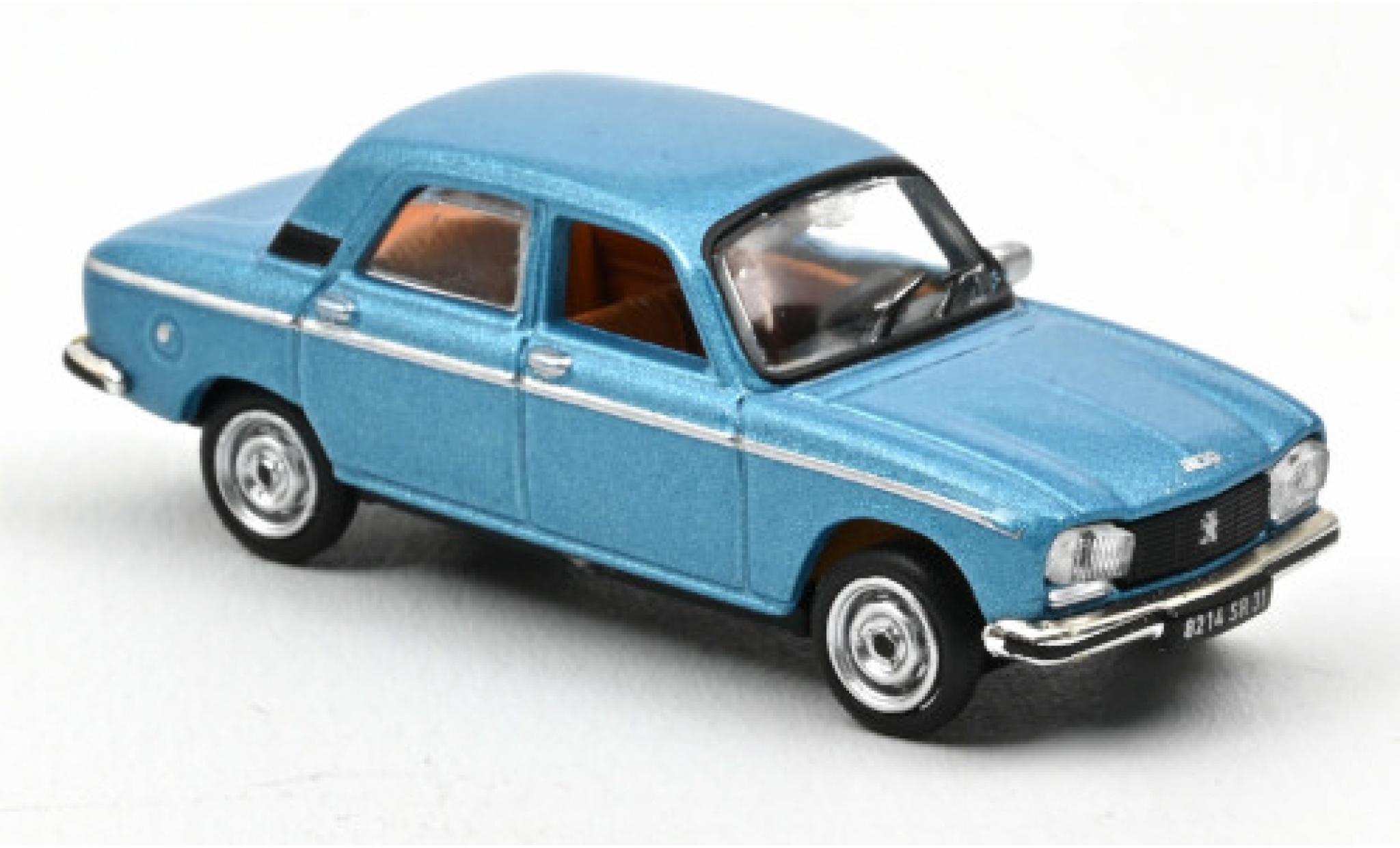 Peugeot 304 1/87 Norev GL metallic blue 1977 ohne Vitrine diecast model cars