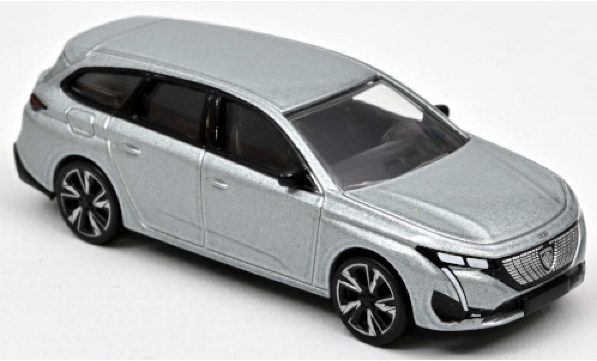 Peugeot 308 1/64 Norev SW metallic grey 2021 diecast model cars