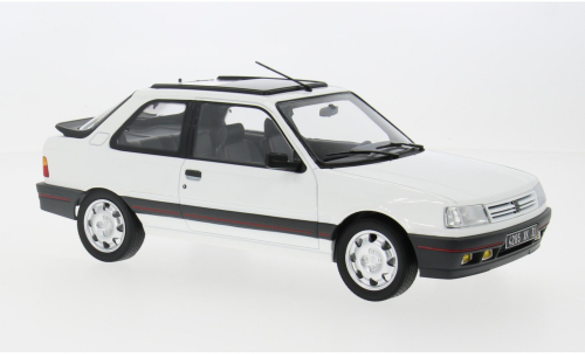 Peugeot 309 1/18 Norev GTI white 1987 1:18 diecast model cars