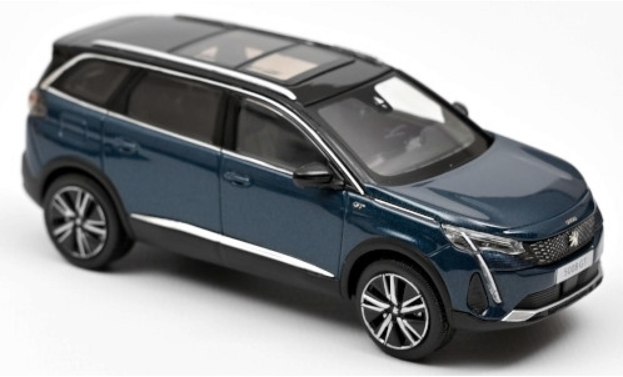 Peugeot 5008 1/43 Norev GT metallic blue 2020 diecast model cars