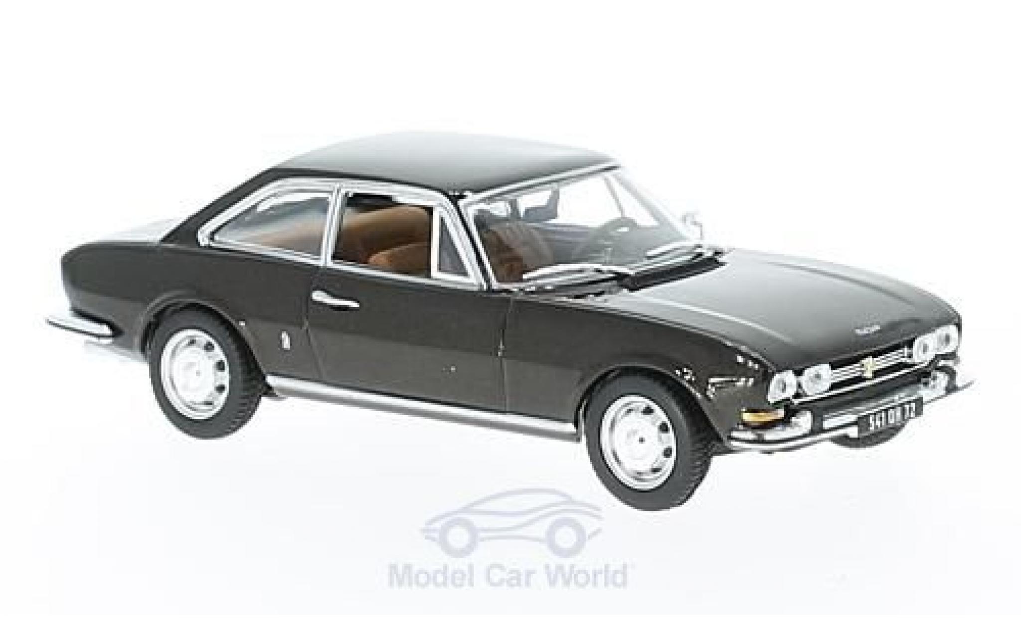 Peugeot 504 coupe 1/43 Norev Coupe metallic brown 1969 diecast model cars