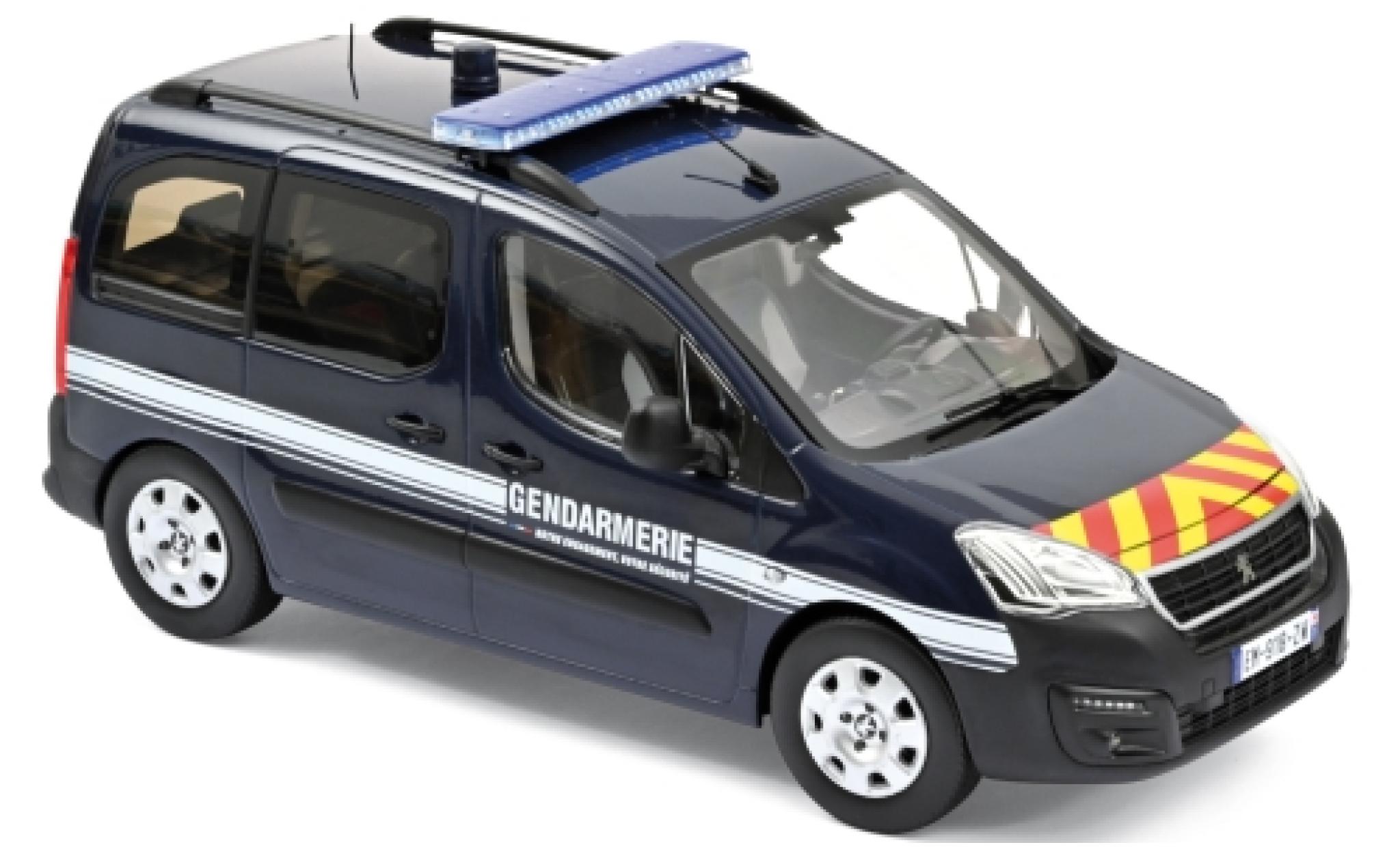 Peugeot Partner 1/18 Norev Gendarmerie (F) 2018 diecast model cars