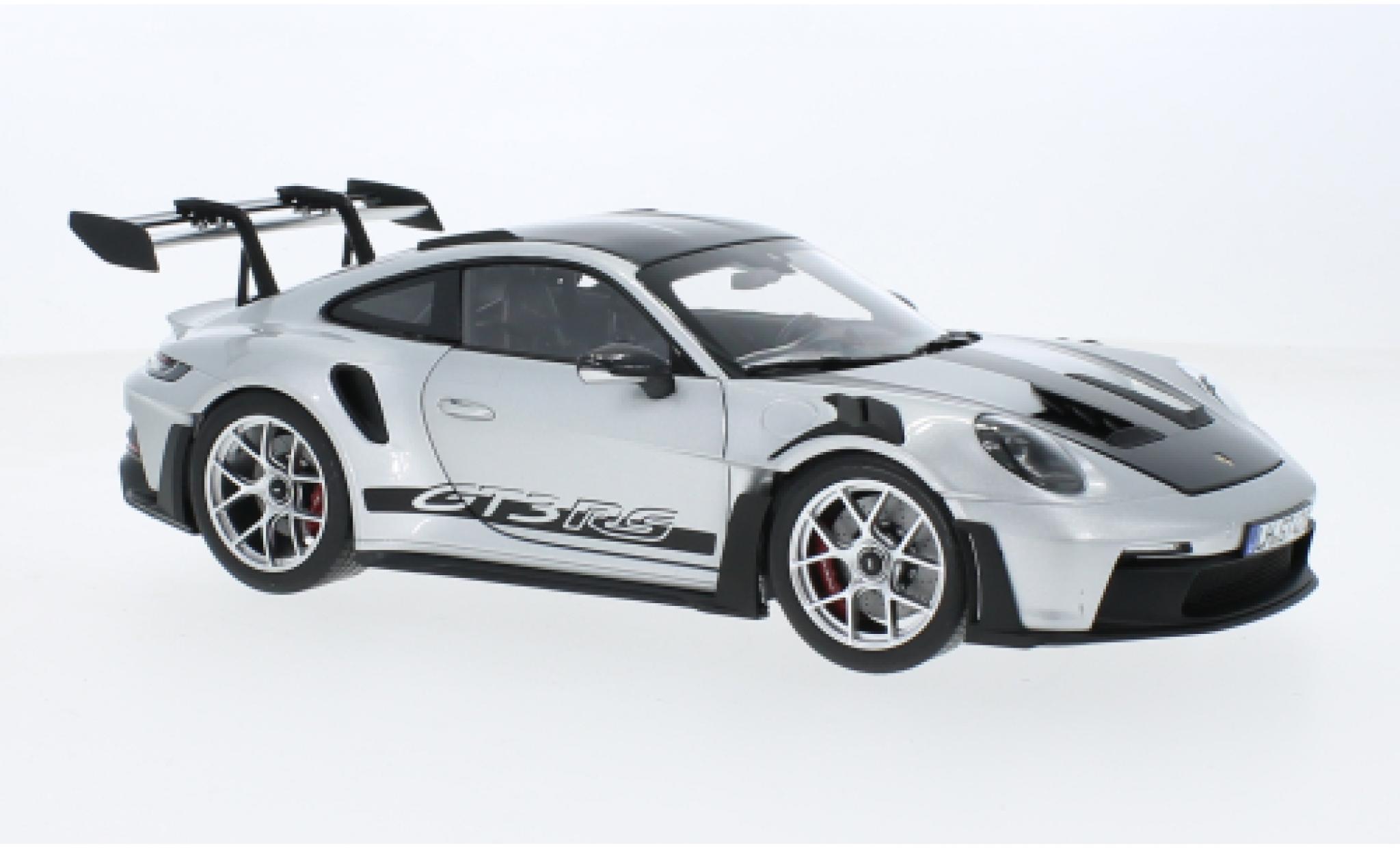 Porsche 992 GT3 R 1/18 Norev 911  S silver 2022 1:18 diecast model cars