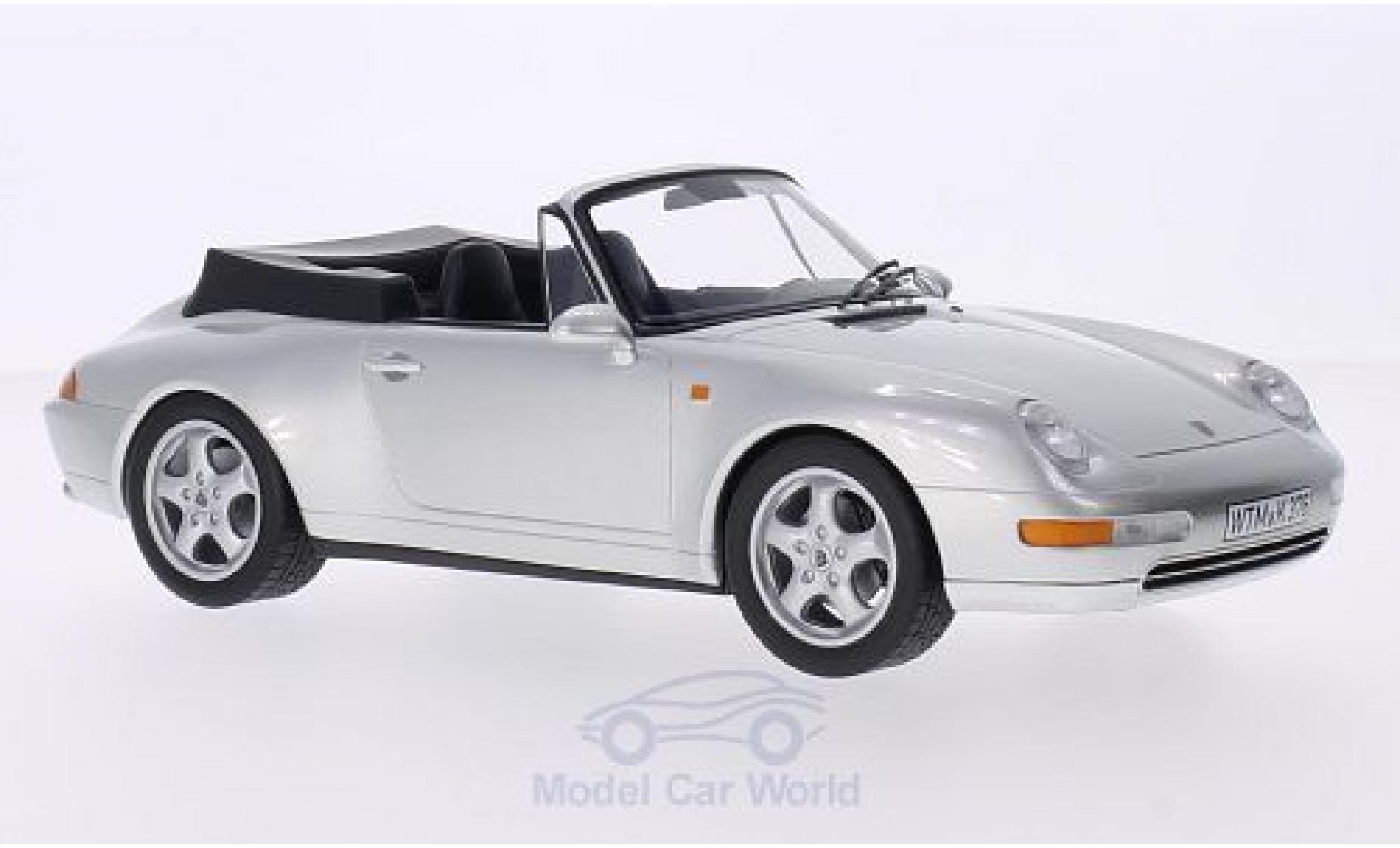 Porsche 993 SC 1/18 Norev 911 () Carrera Convertible grey 1994 Verdeck liegt ein diecast model cars