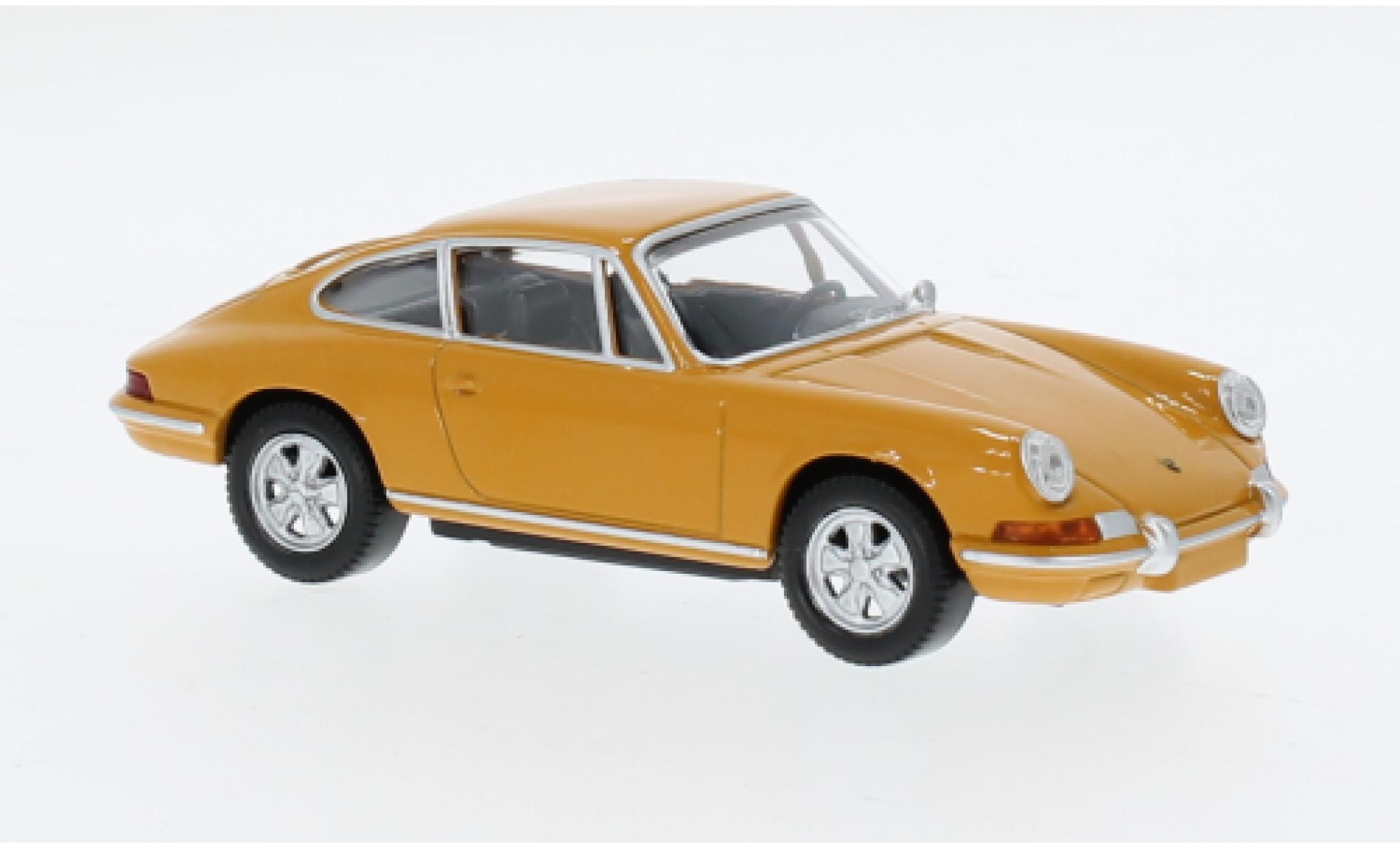 Porsche 911 1/43 Norev yellow 1969 1:43 diecast model cars