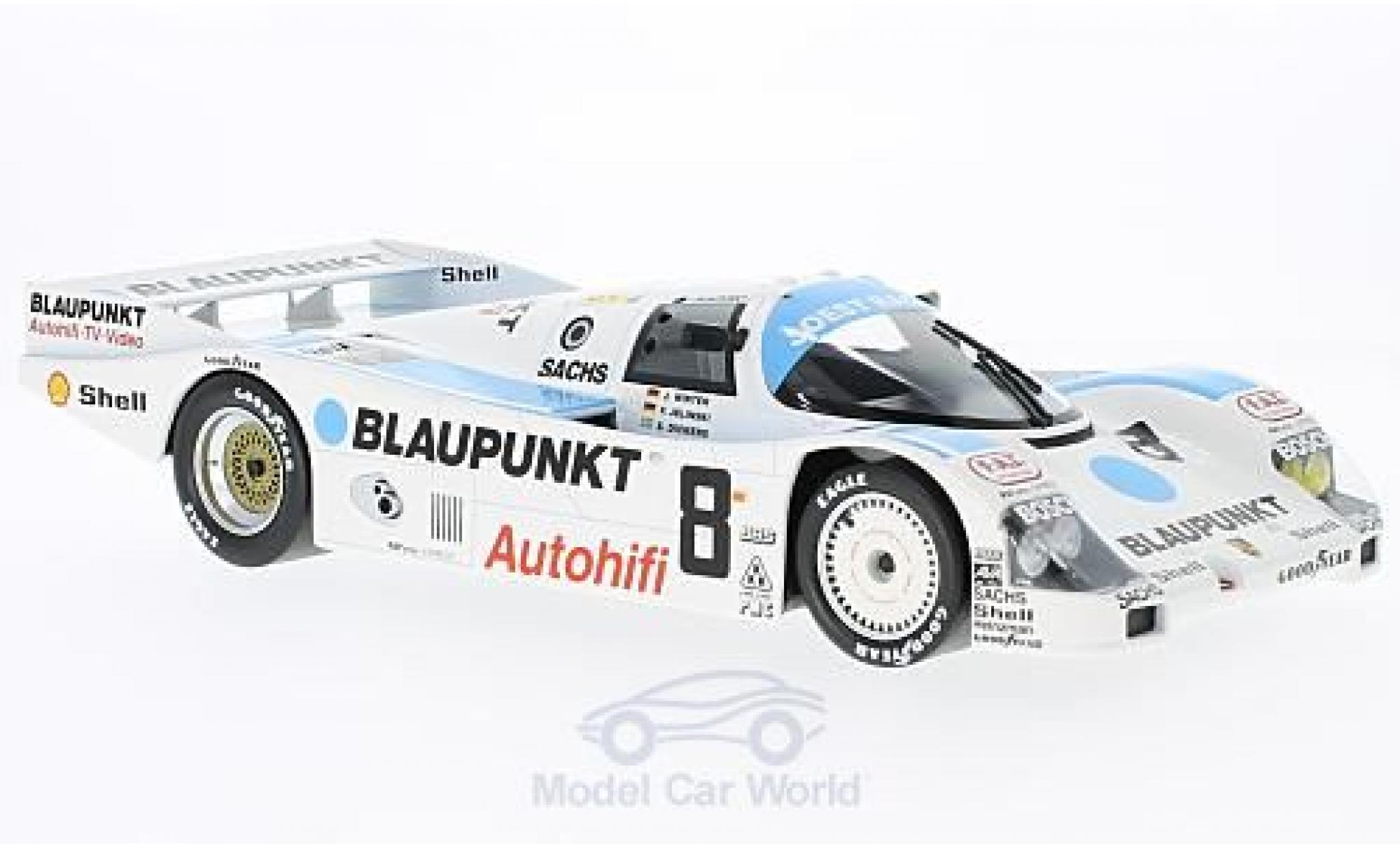 Porsche 962 1988 1/18 Norev C No.8 Blaupunkt 24h Le Mans 1988 J.Winter/F.Jelinski/S.Dickens diecast model cars