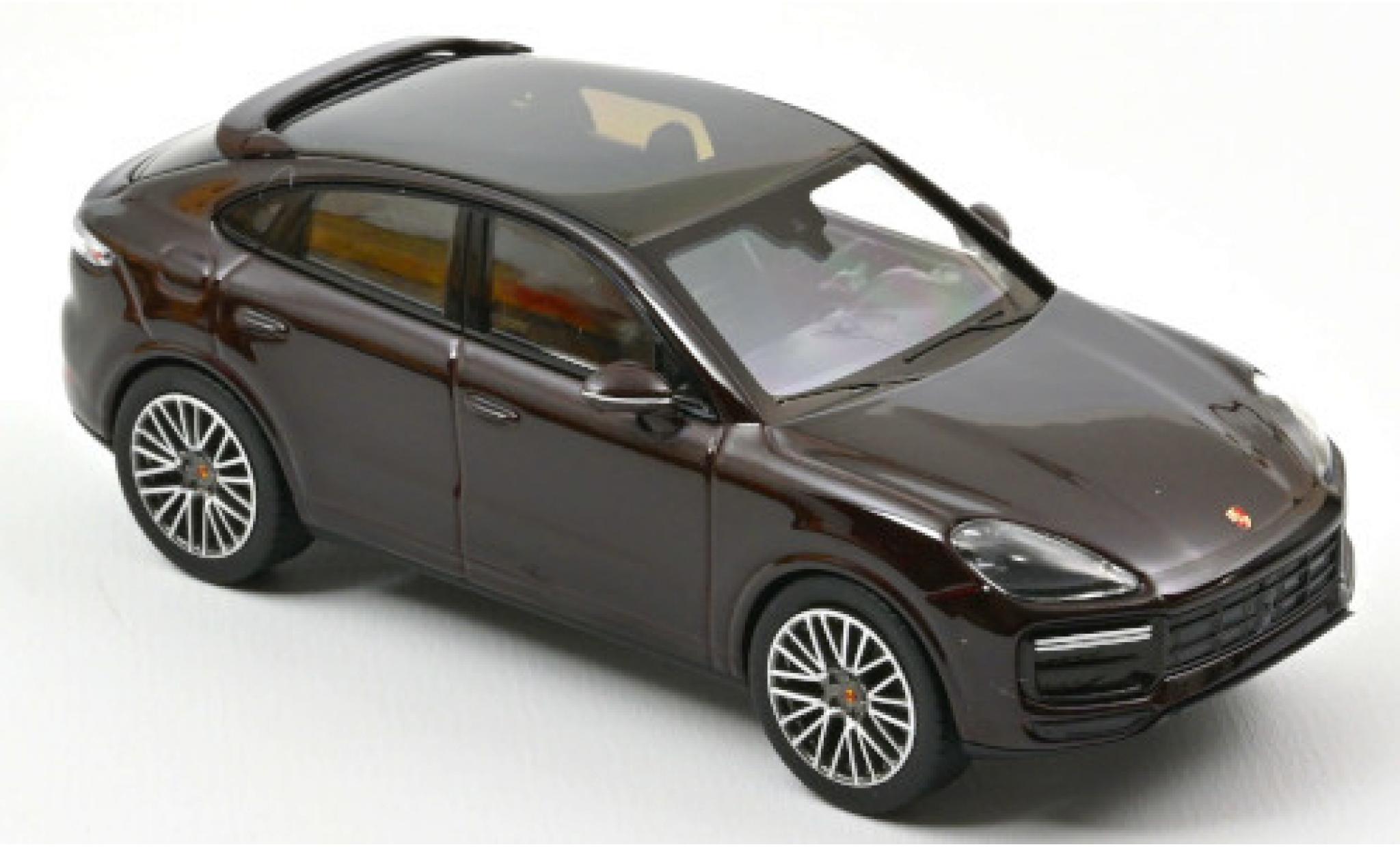 Porsche Cayenne Turbo 1/43 Norev Turbo Coupe metallic brown 2019 diecast model cars