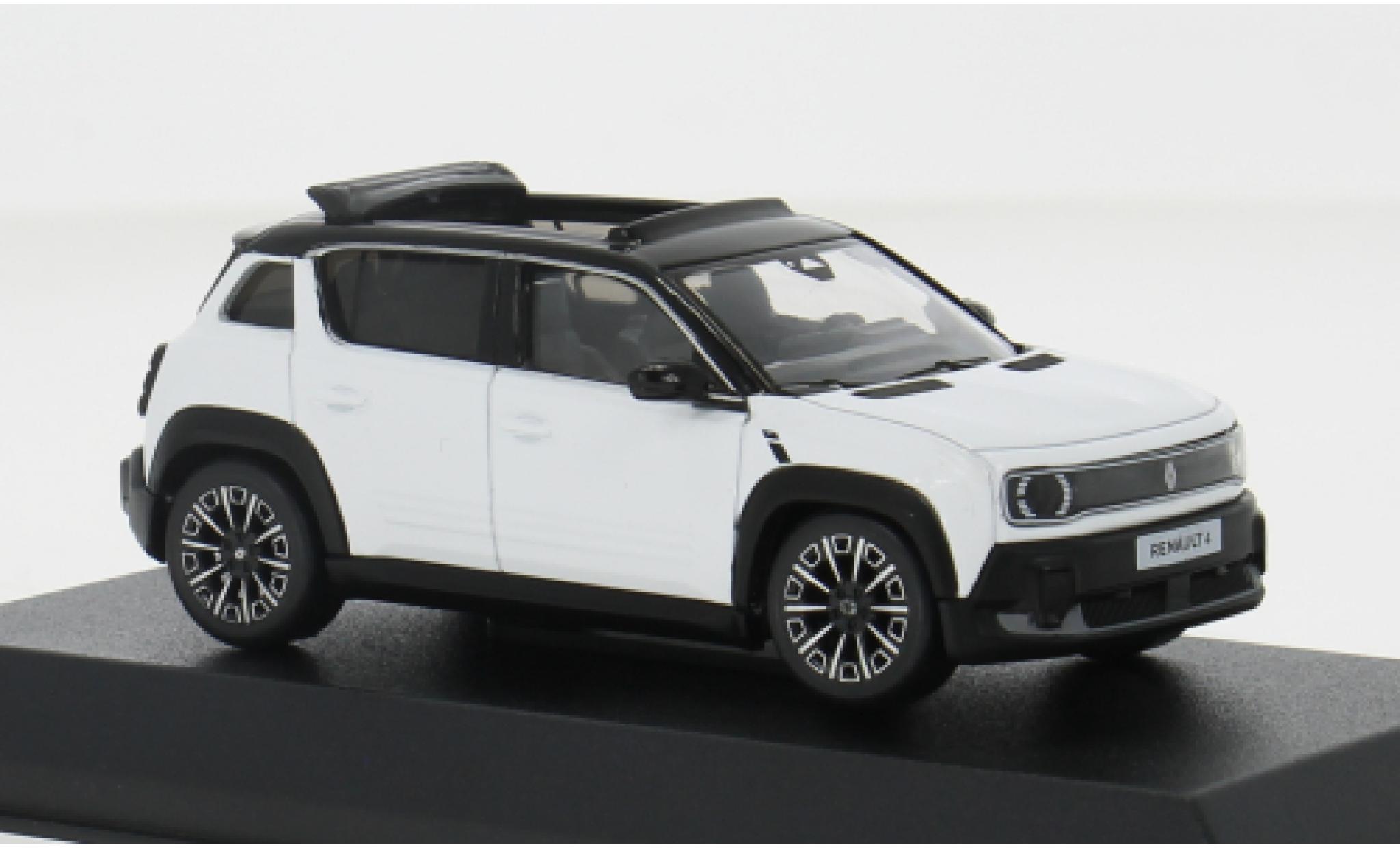 Renault 4 1/43 Norev E-Tech white/black 2025 1:3 diecast model cars