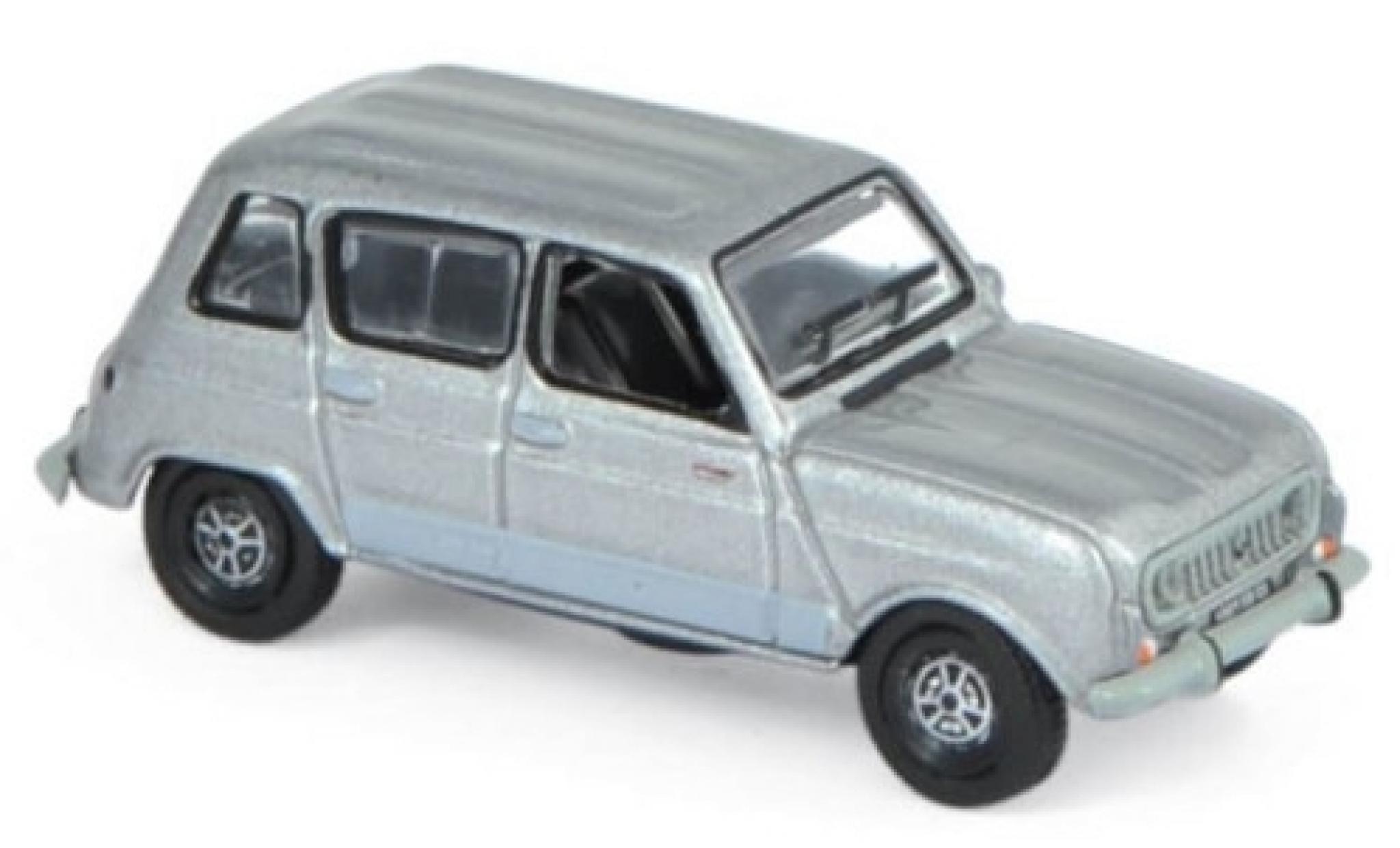 Renault 4 1/87 Norev GTL metallic grey 1987 diecast model cars