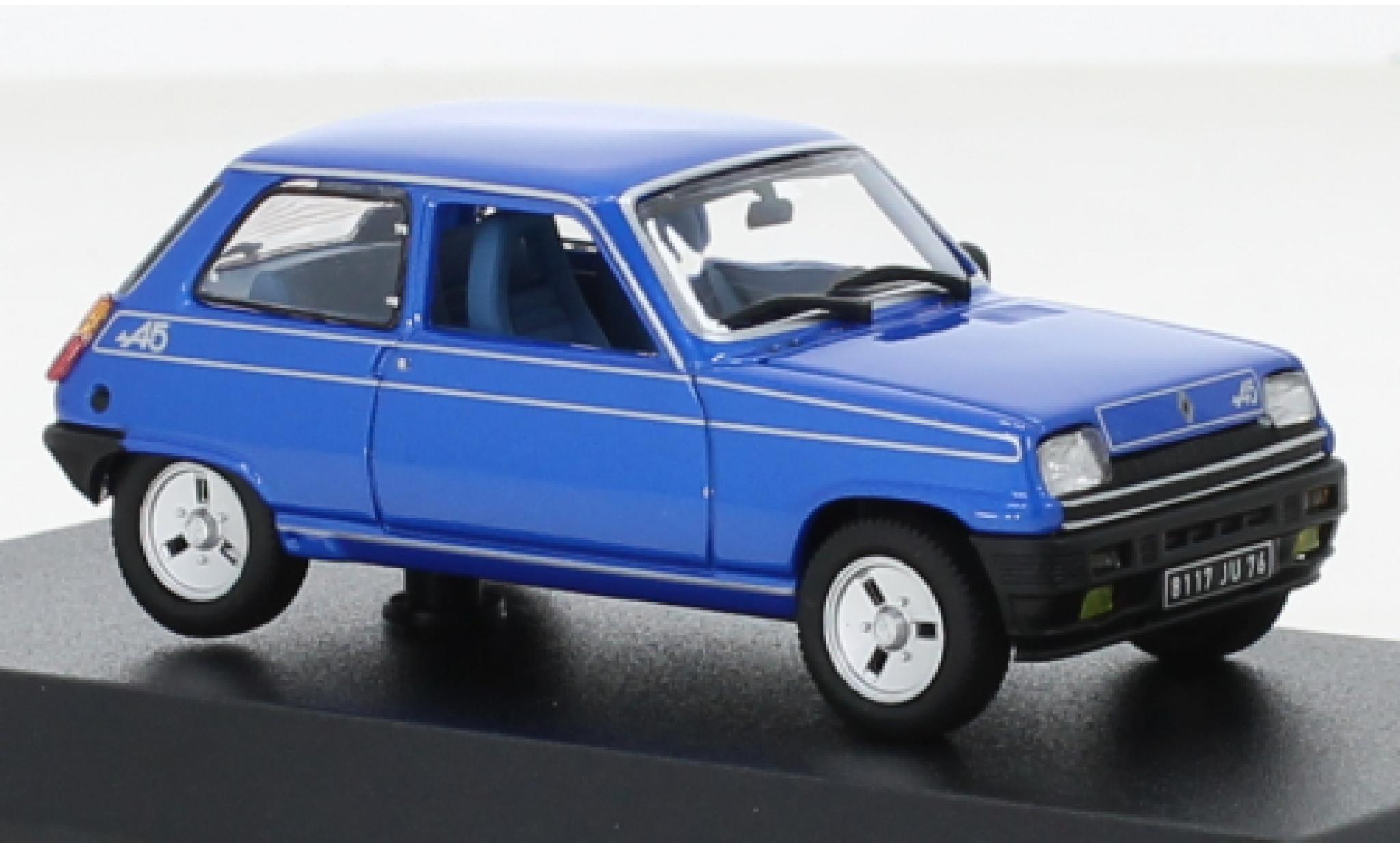Renault 5 1/43 Norev Alpine metallise blue 1977 1:43 diecast model cars