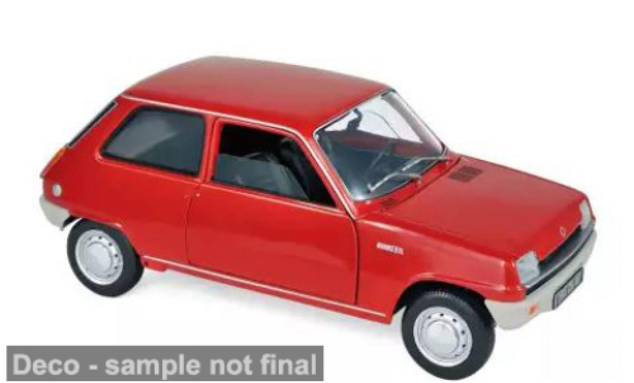 Renault 5 1/87 Norev TL red 1972 1:87 diecast model cars