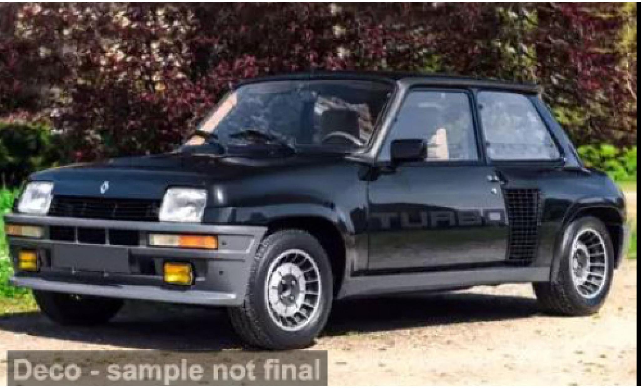 Renault 5 1/87 Norev Turbo black 1980 1:87 diecast model cars