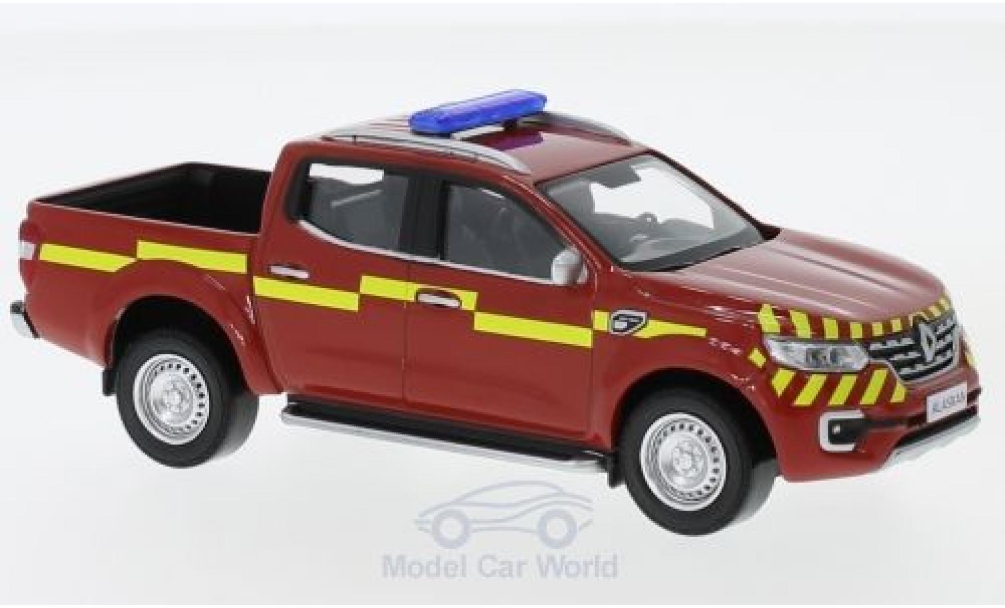 Renault Alaskan 1/43 Norev Pick Up Fire brigade (F) 2017 diecast model cars