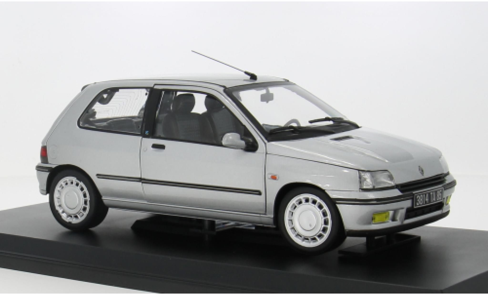 Renault Clio 1/18 Norev 16S metallise grey 1992 1:18 diecast model cars