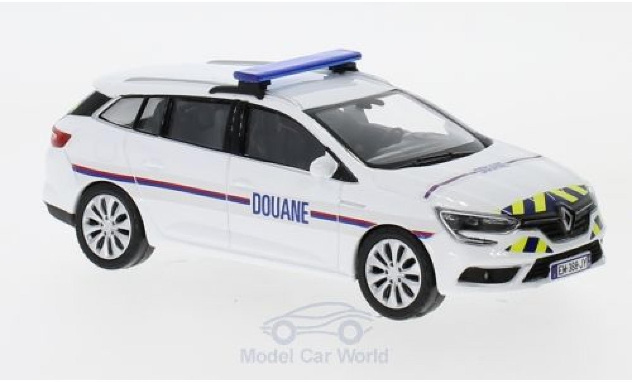 Renault Megane 1/43 Norev Estate Douanes (F) 2016 diecast model cars