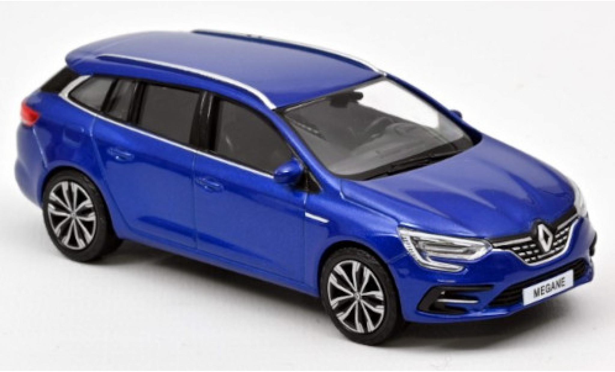 Renault Megane 1/43 Norev Estate metallic blue 2020 diecast model cars