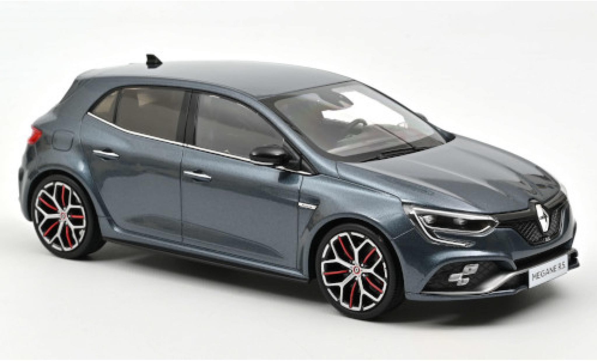 Renault Megane 1/18 Norev R.S. Trophy metallic grey 2019 diecast model cars