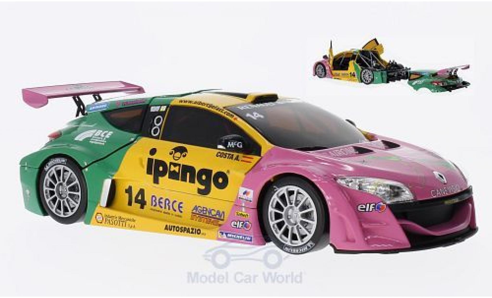 Renault Megane Trophy 1/18 Norev Trophy No.14 Team Oregon 2012 A.Costa diecast model cars