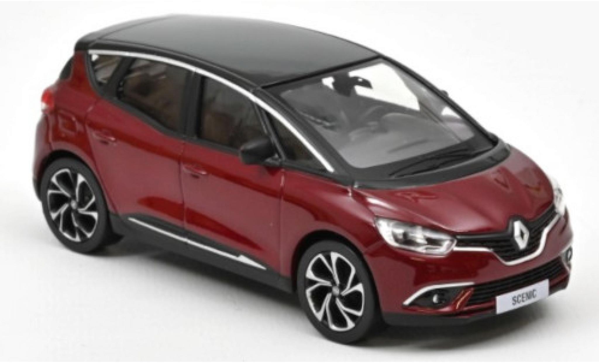 Renault Scenic 1/43 Norev red/black 2016 diecast model cars