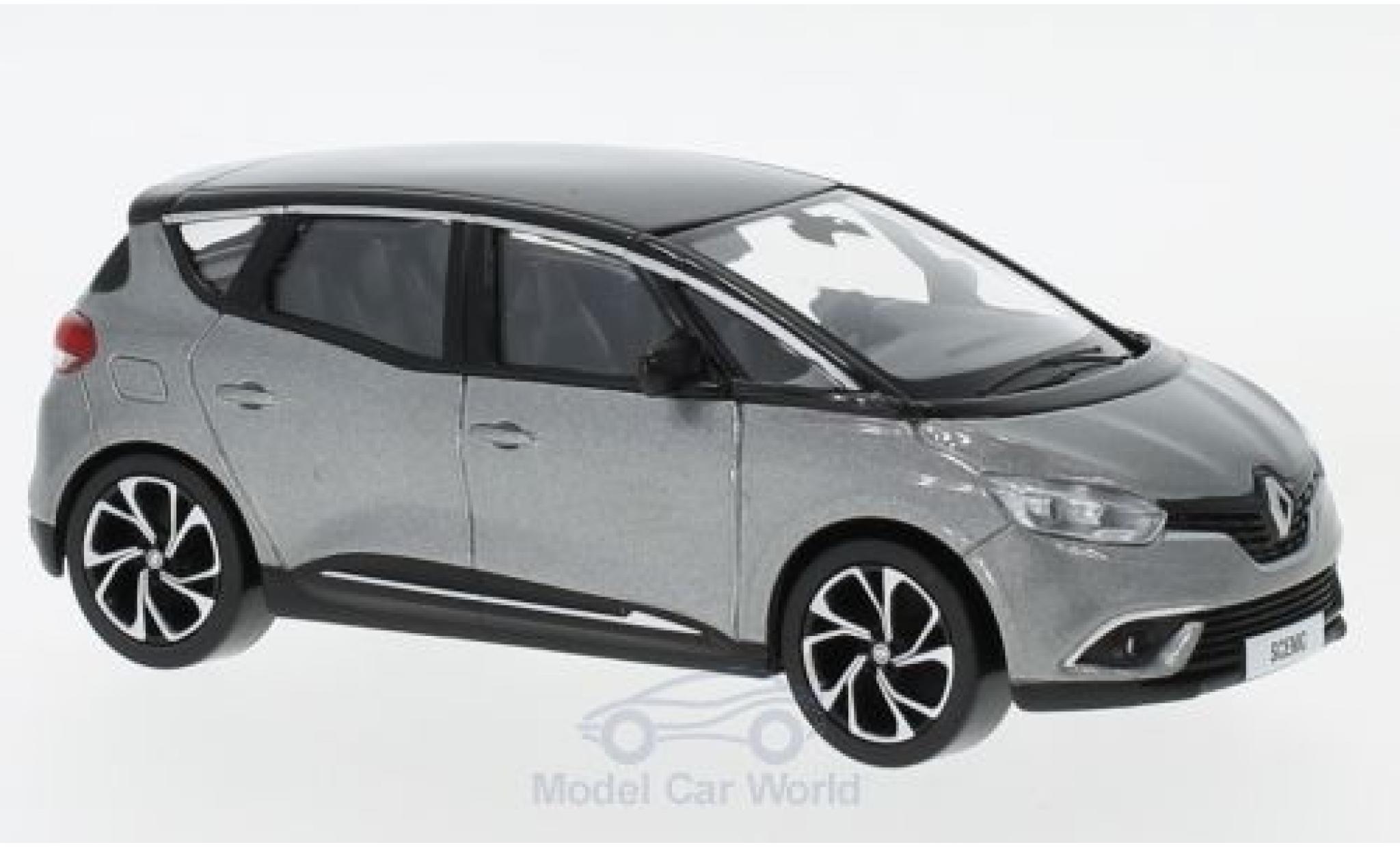 Renault Scenic 1/43 Norev metallic grey/black 2016 diecast model cars