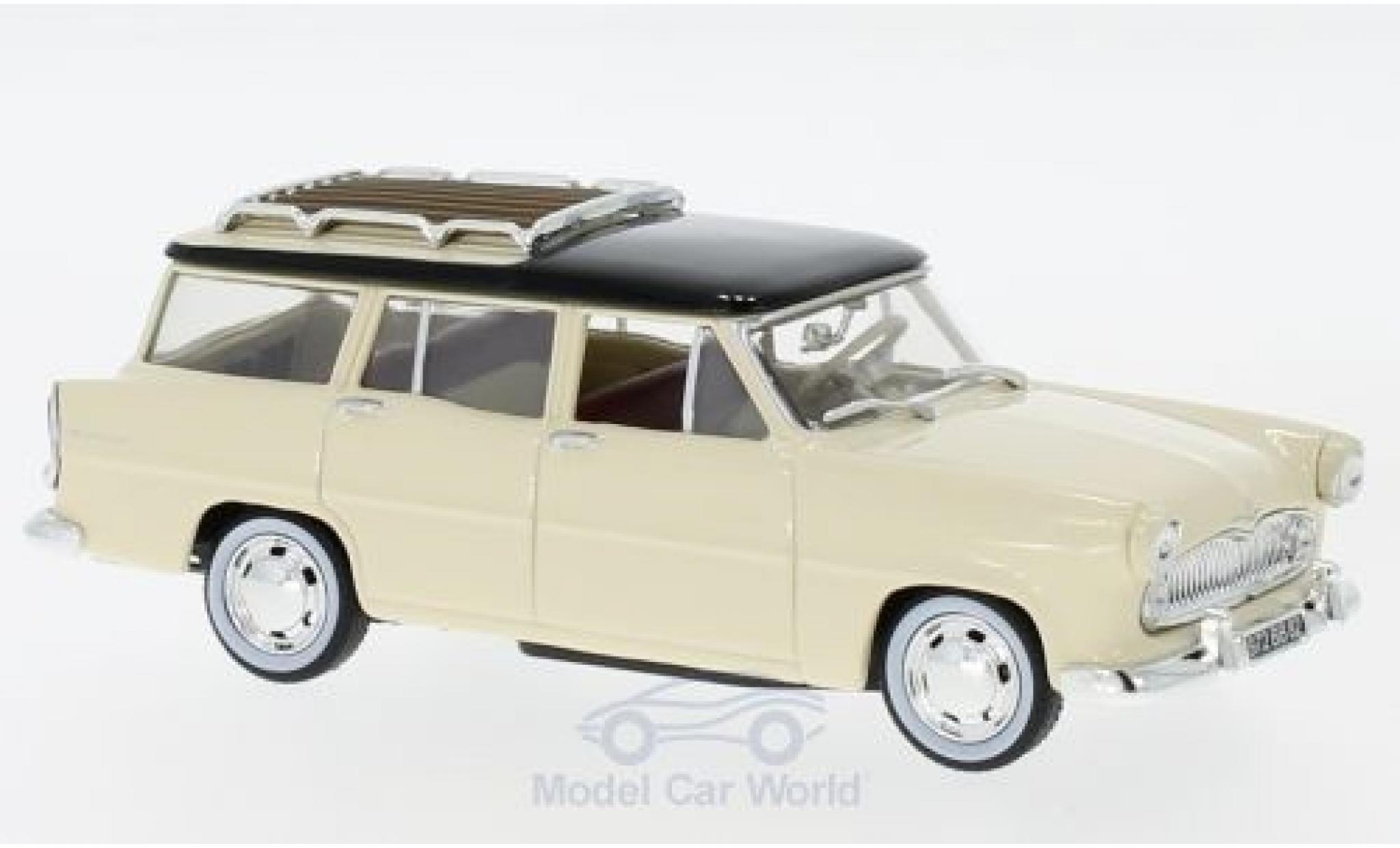 Simca Vedette 1/43 Norev Marly beige/black 1957 diecast model cars