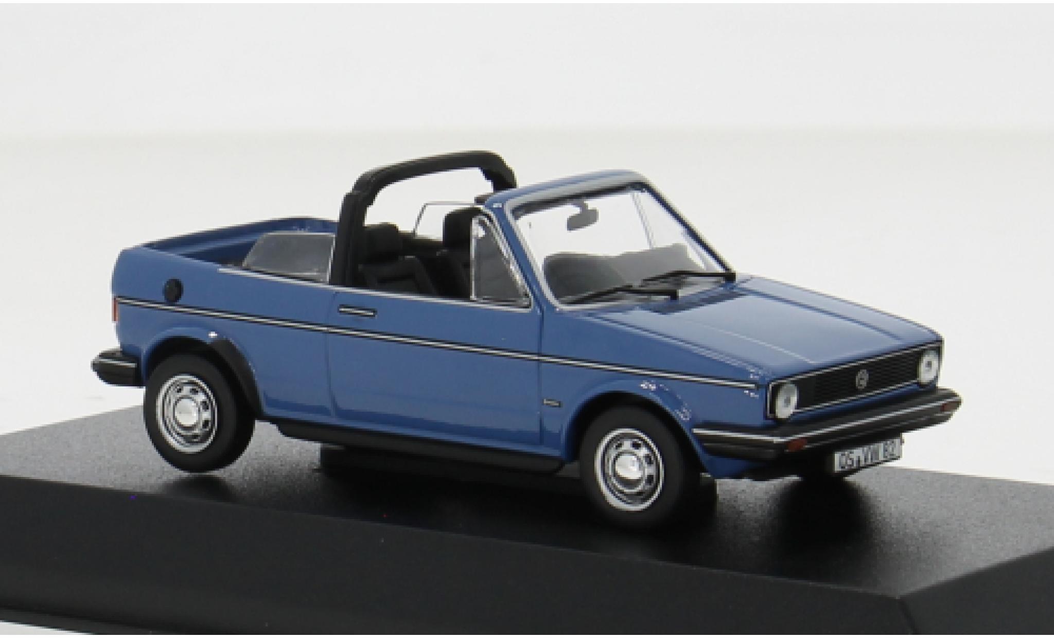 Volkswagen Golf 1/43 Norev I Convertible blue 1981 1:43 diecast model cars