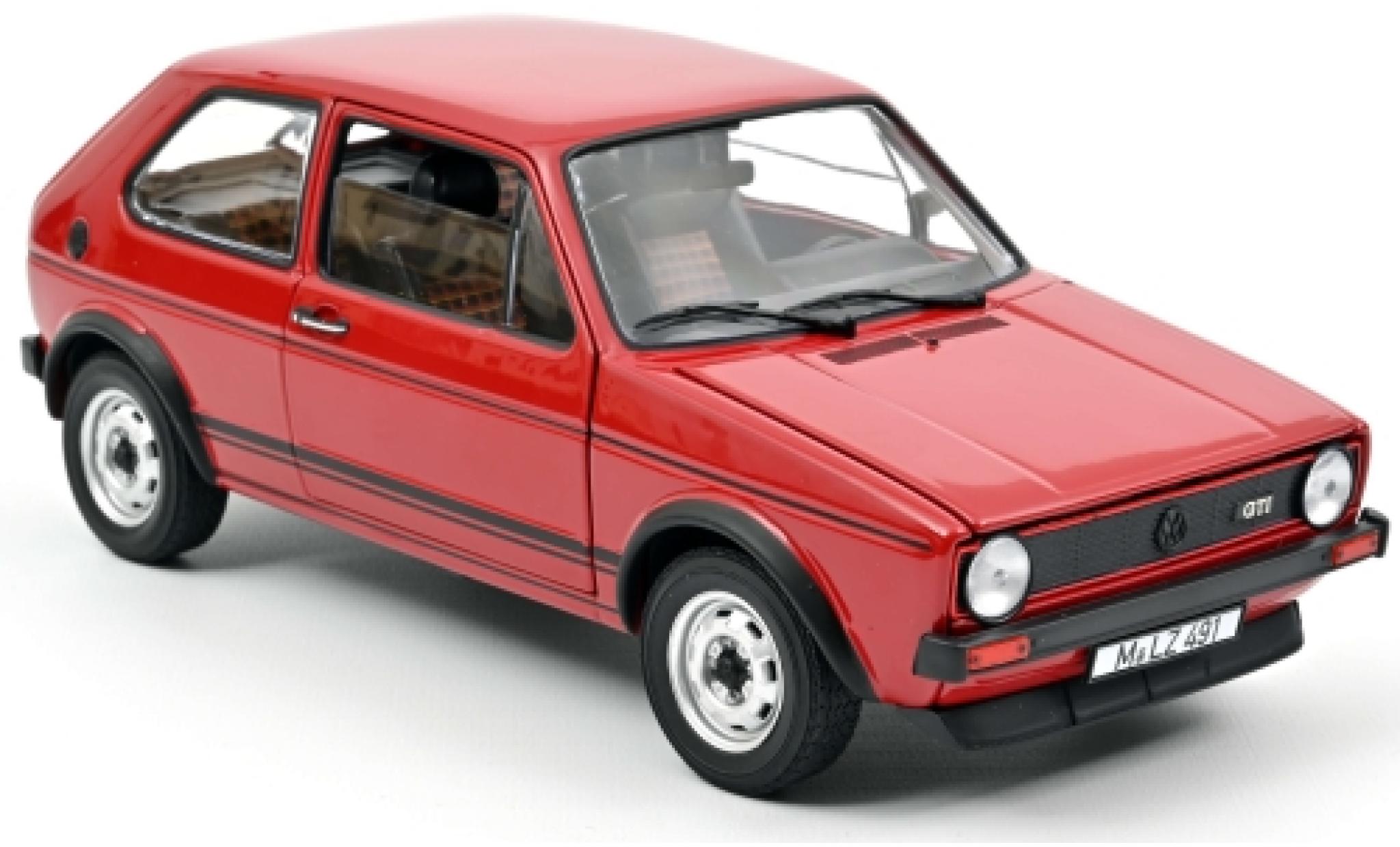 Volkswagen Golf 1/18 Norev I GTI red 1976 diecast model cars