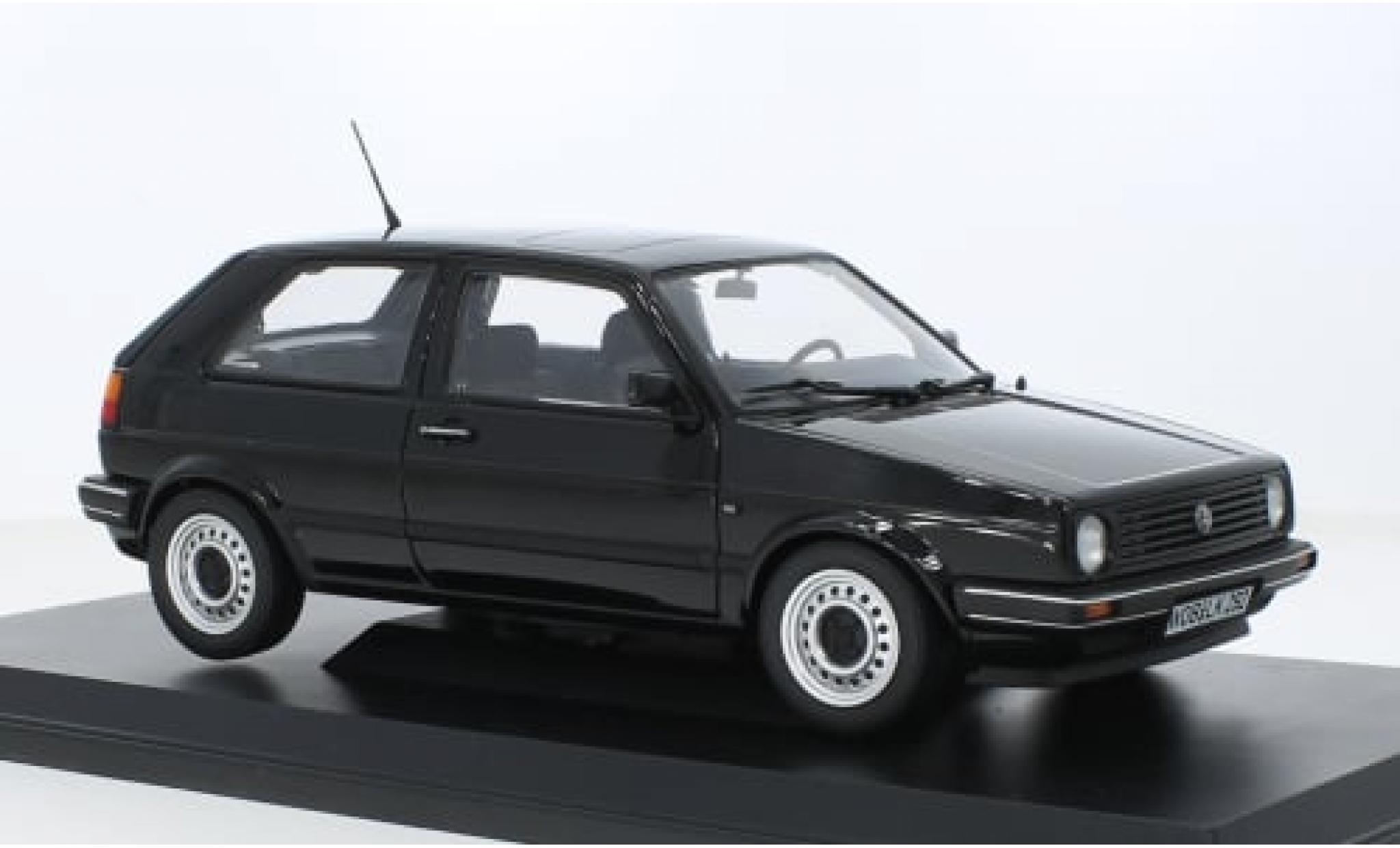 Volkswagen Golf 1/18 Norev II CL black 1987 1:18 diecast model cars