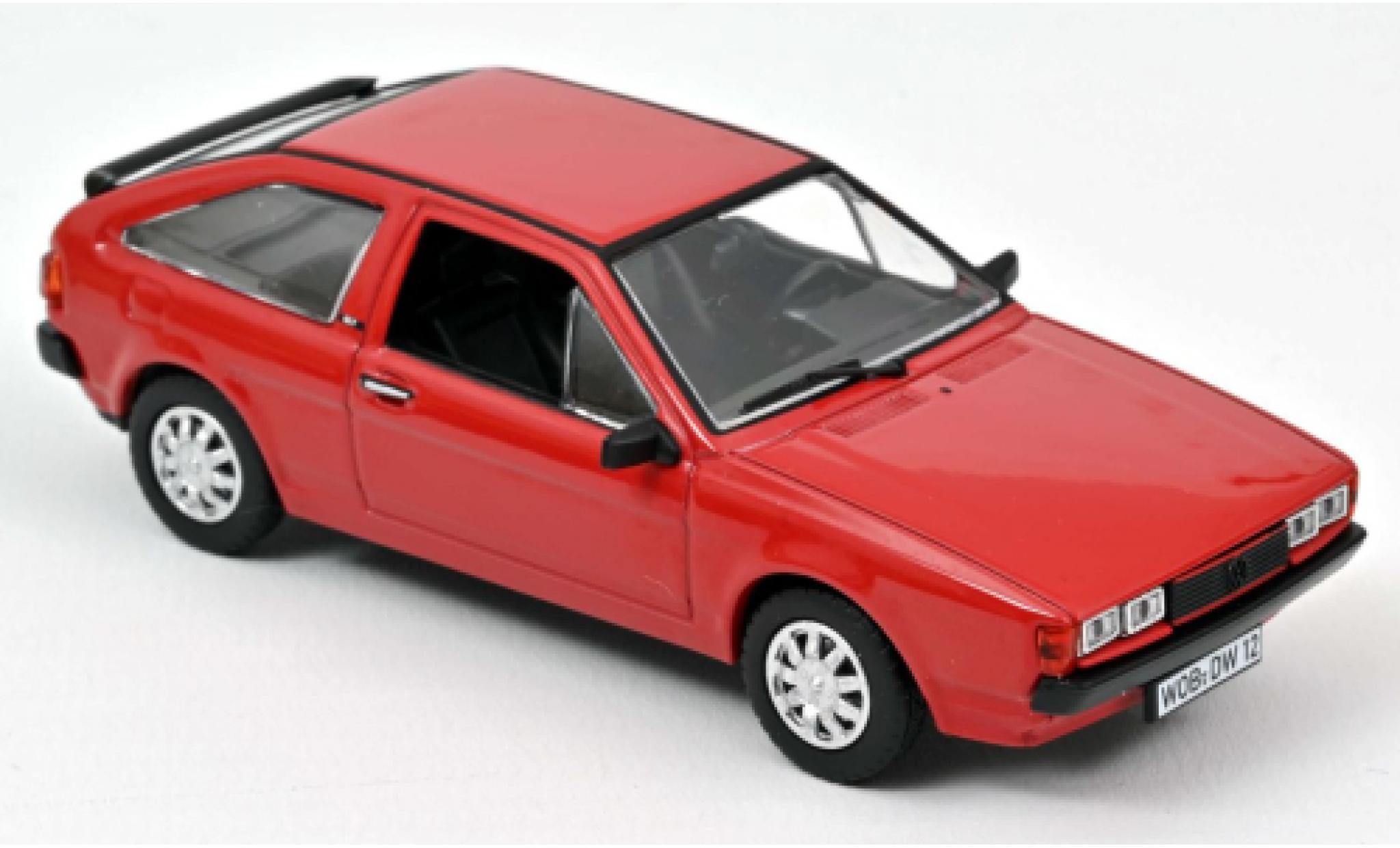 Volkswagen Scirocco 1/43 Norev II red 1981 diecast model cars