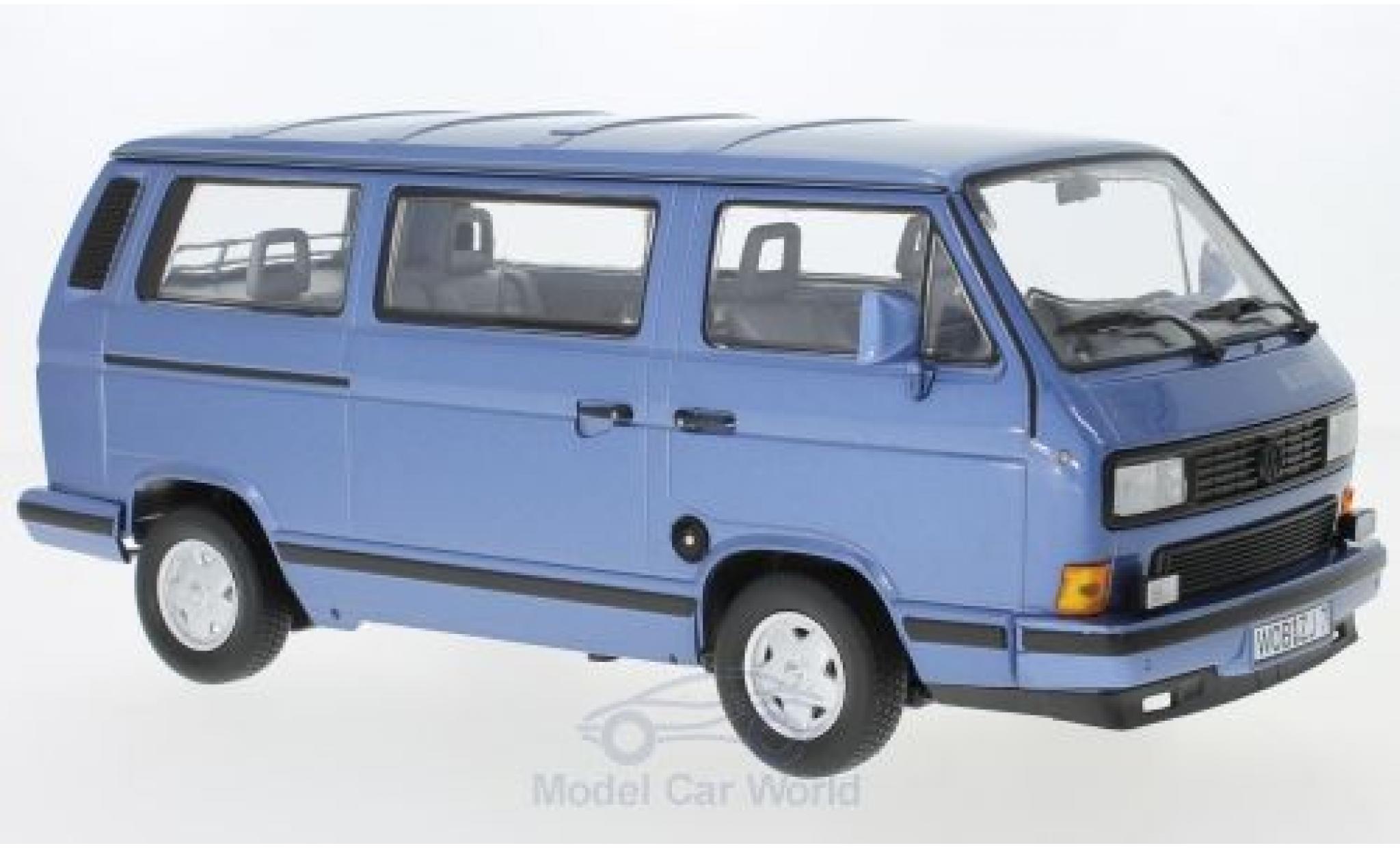 Volkswagen T3 B 1/18 Norev Multivan Bluestar metallic blue 1990 diecast model cars