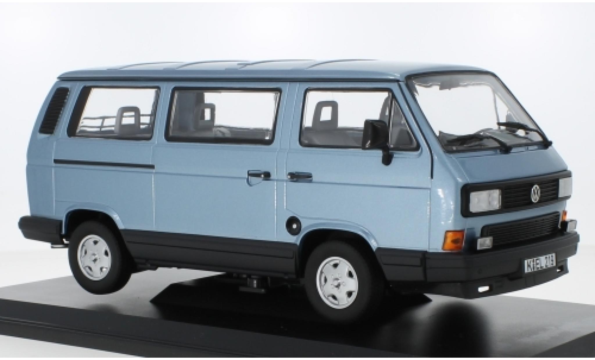 Volkswagen T3 1/18 Norev Multivan metallic blue 1990 diecast model cars