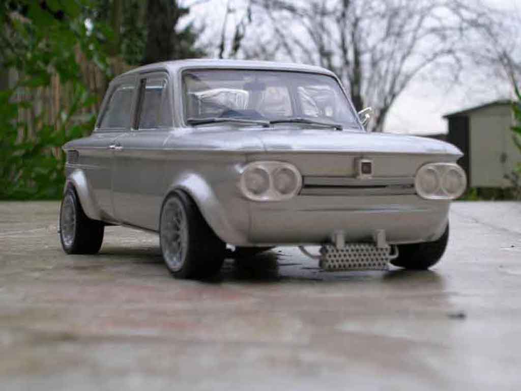 NSU TT 1/18 Revell racing grey diecast model cars