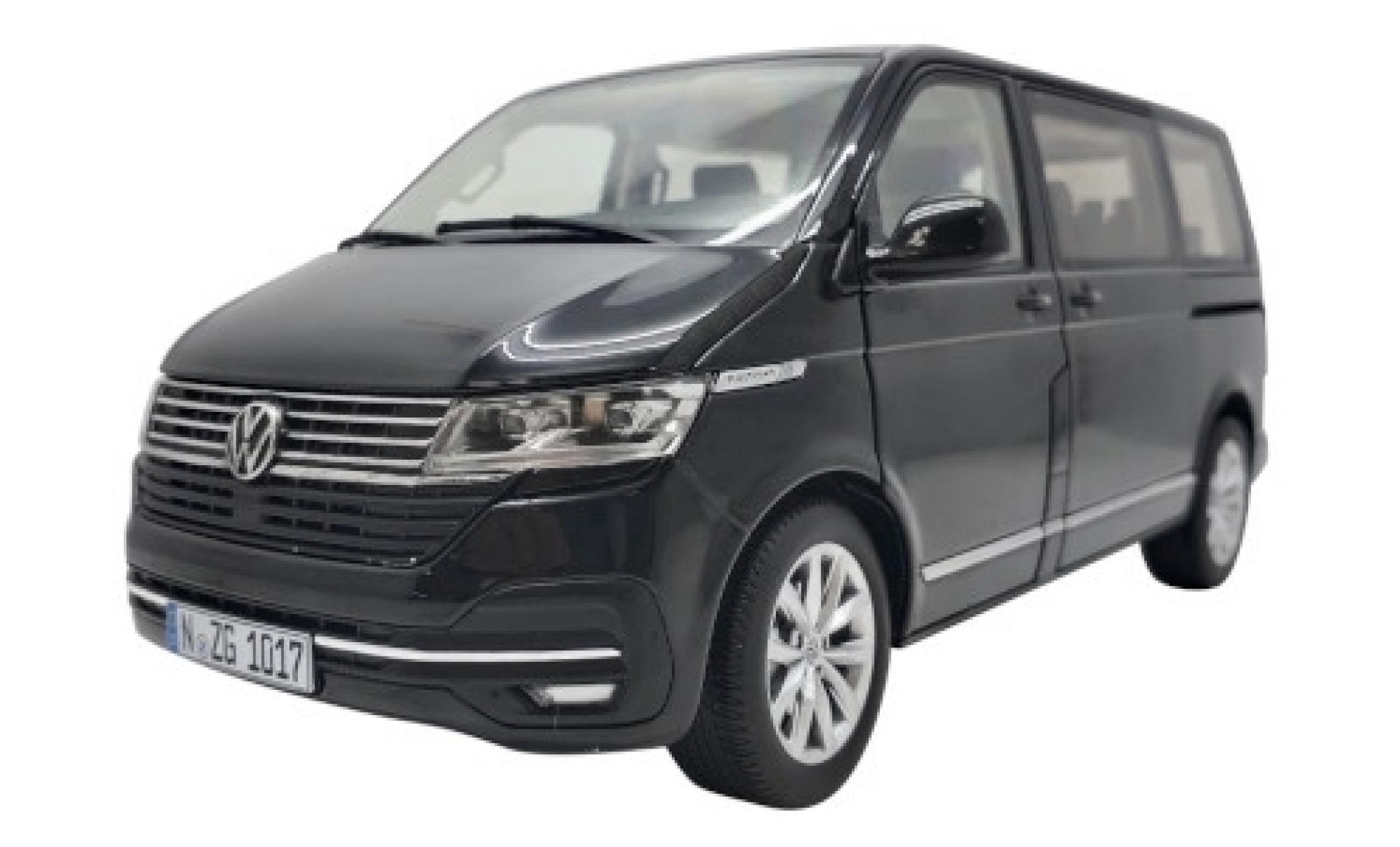 Volkswagen T6 1/18 NZG .1 Multivan Highline black 2019 diecast model cars