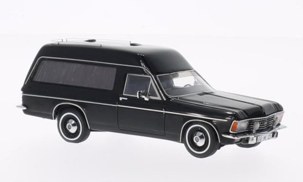 Opel Admiral 1/43 Matrix B Bestattungswagen black 1974 diecast model cars