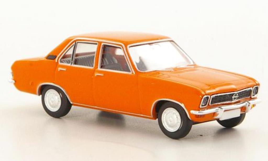 Opel Ascona A 1/87 Brekina A orange 4-Turer diecast model cars