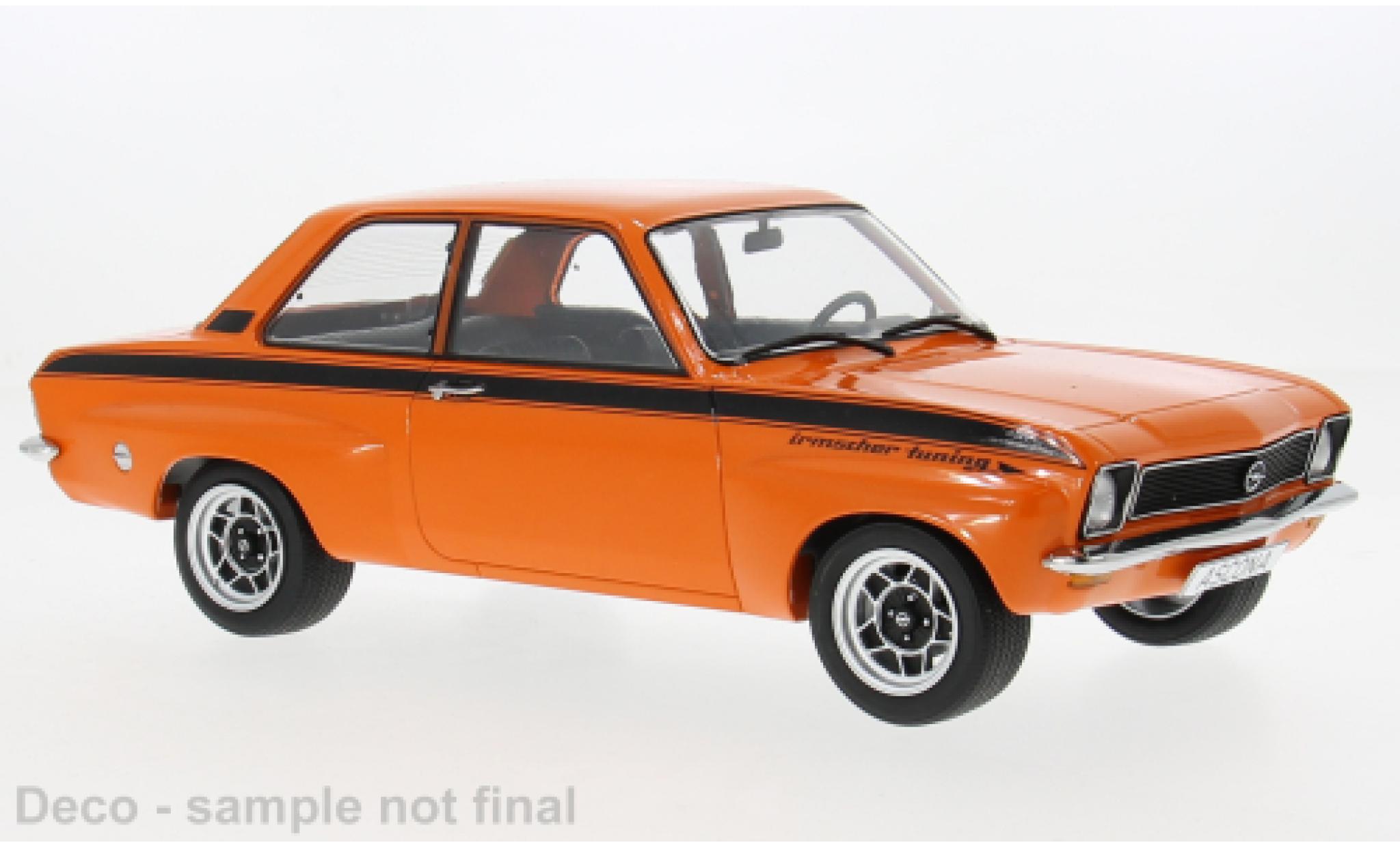 Opel Ascona 1/18 MCG A orange/black 1973 1:18 diecast model cars
