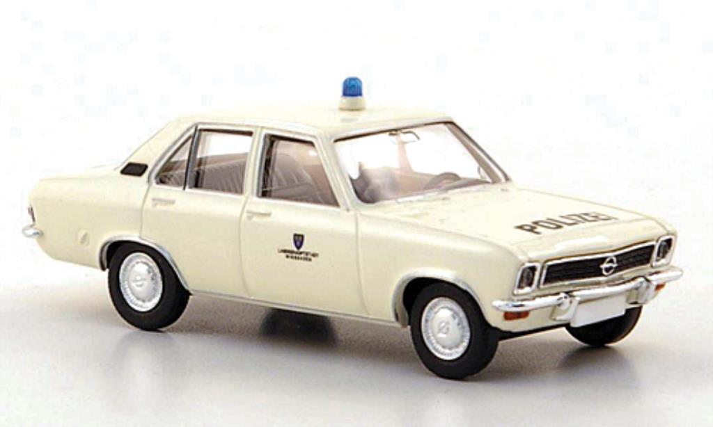 Opel Ascona A 1/87 Brekina A Police Wiesbaden 1970 diecast model cars