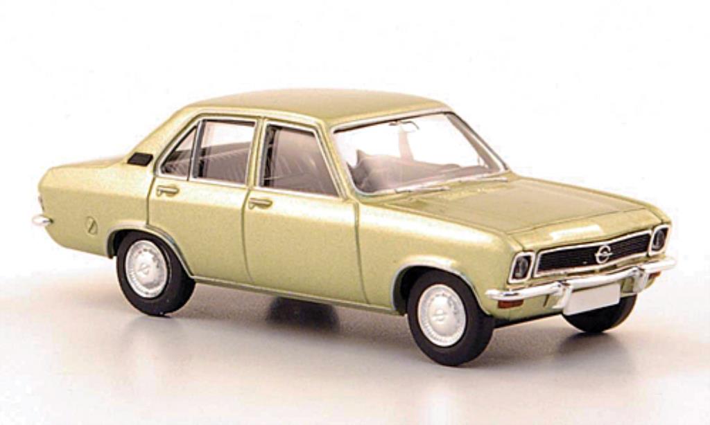 Opel Ascona A 1/87 Brekina A grey-grun 1970 diecast model cars