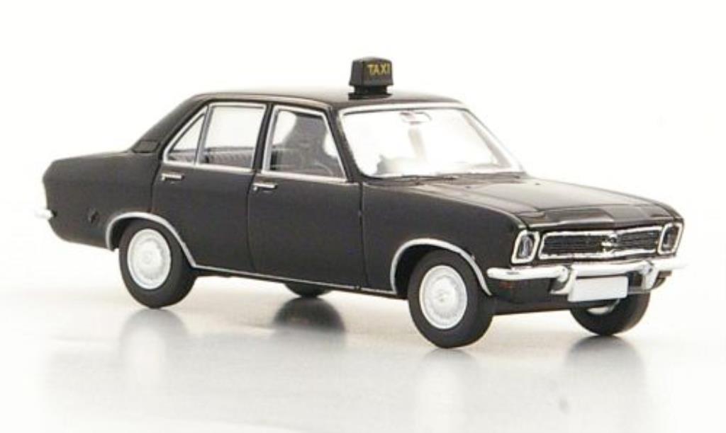 Opel Ascona A 1/87 Brekina A Taxi black 4-Turer diecast model cars