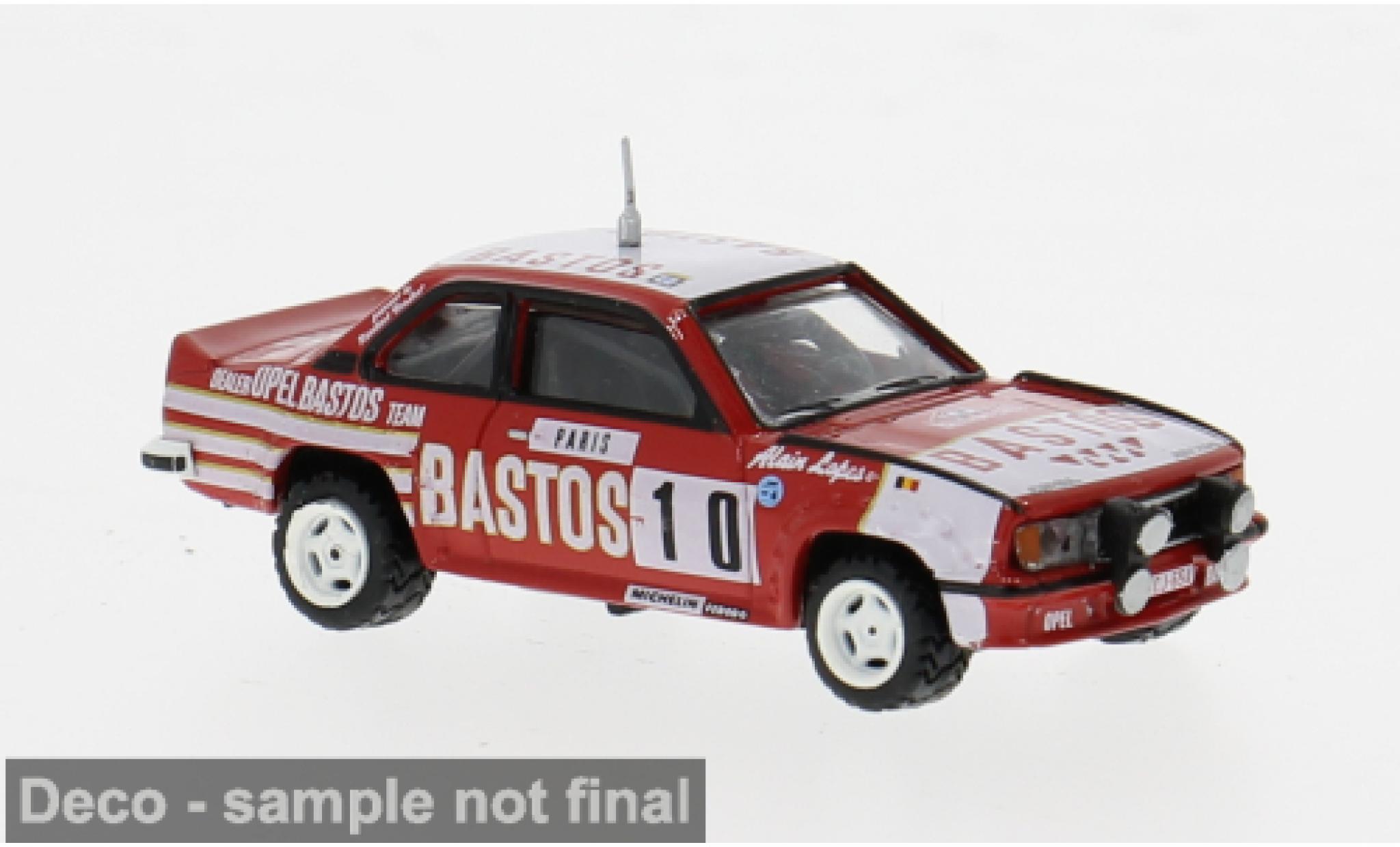 Opel Ascona 1/87 Brekina B i400 Rally Monte Carlo 1982 #10 G.Colsoul 1:87 diecast model cars