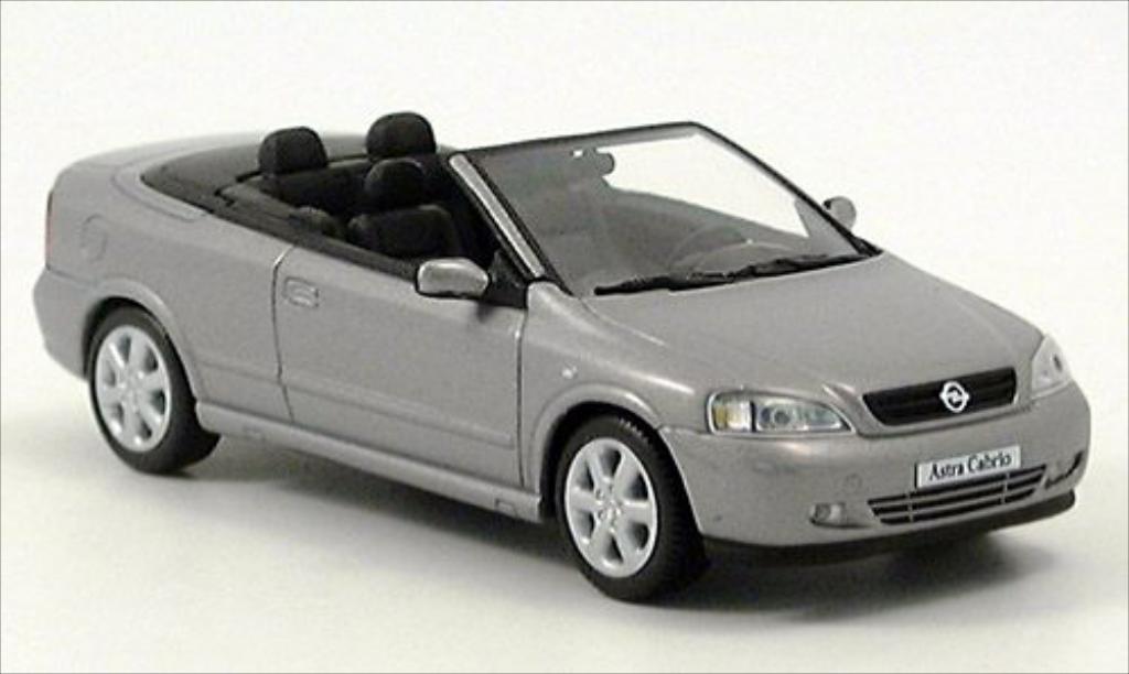 Opel Astra 1/43 Minichamps G Convertible grey diecast model cars