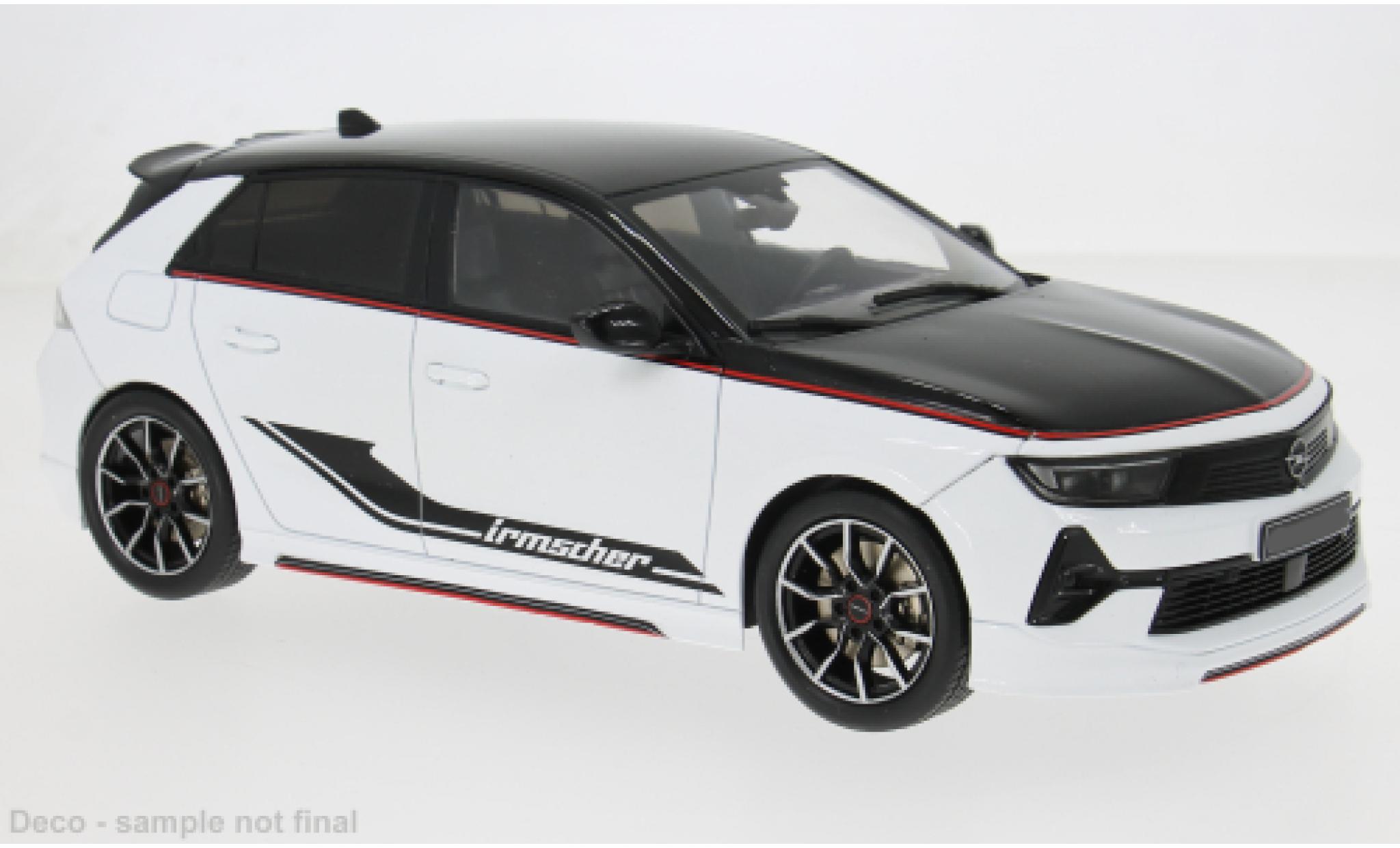 Opel Astra 1/18 MCG L white 2023 1:18 diecast model cars
