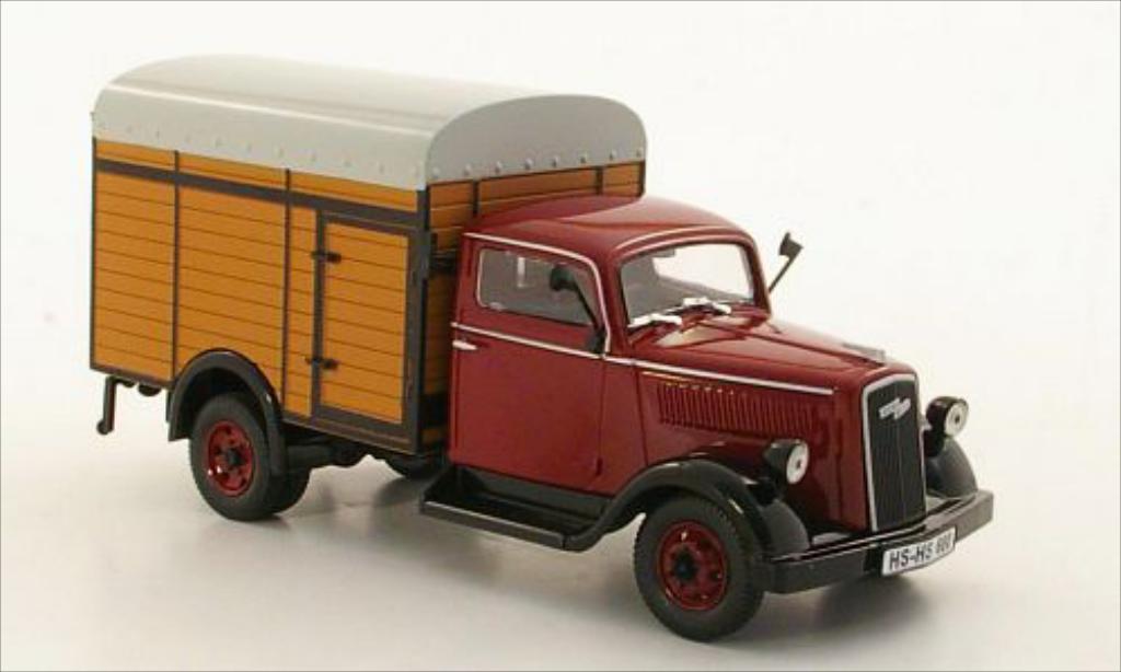 Opel Blitz 1/43 Norev red 1949 diecast model cars