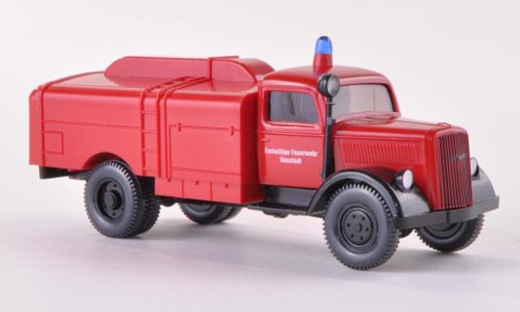 Opel Blitz 1/87 Wiking Kesselwagen Freiwillige Fire brigade Neustadt 1939 diecast model cars