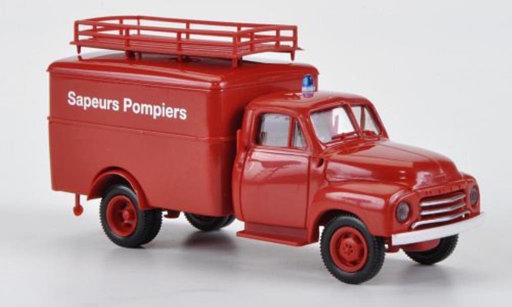 Opel Blitz 1/87 Brekina Koffer Sapeurs Fire brigade diecast model cars