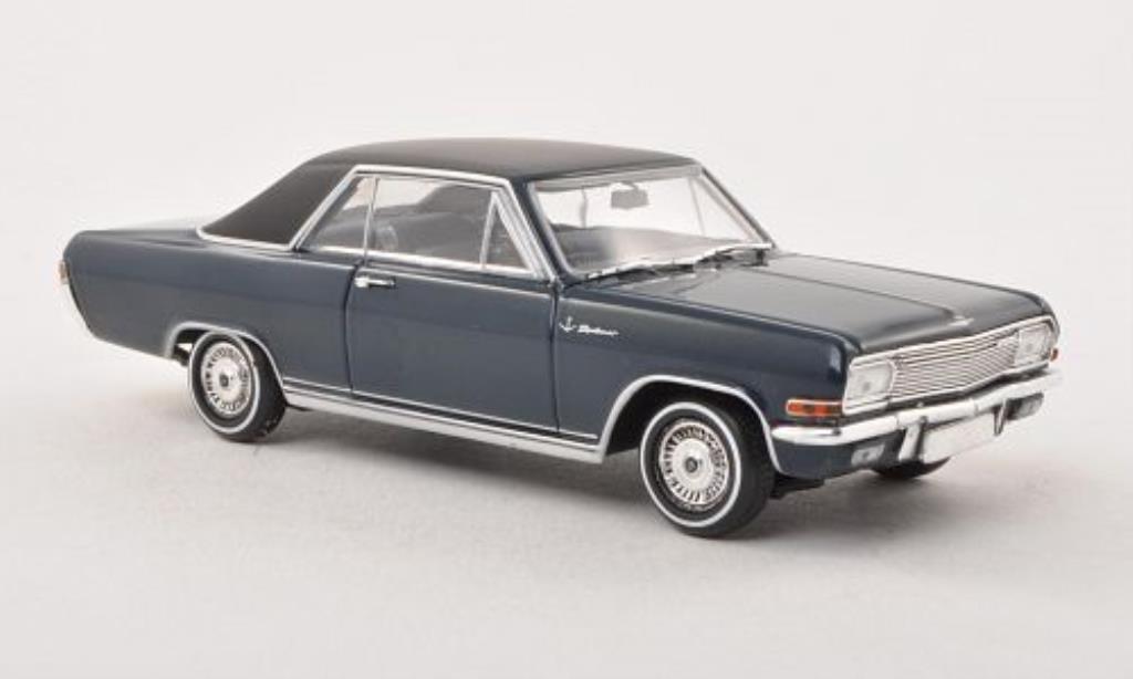 Opel Diplomat 1/43 Minichamps A V8 Coupe blue/matt-black 1965 diecast model cars