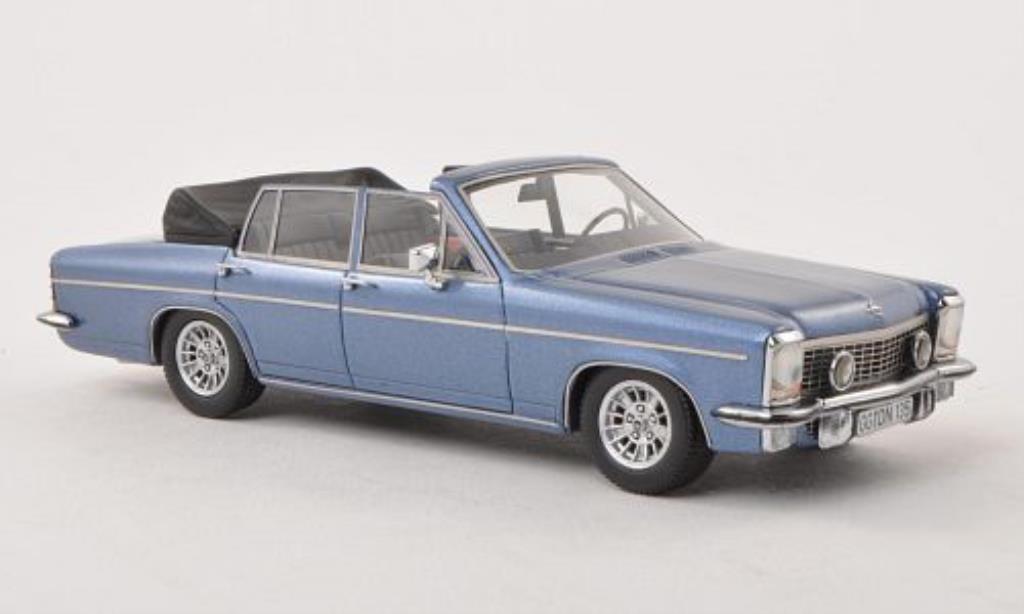 Opel Diplomat 1/43 Neo B Convertible Fissore blue 1971 diecast model cars