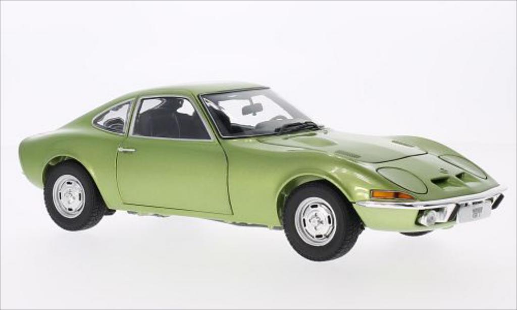 Opel GT 1/18 Minichamps metallic grun 1969 diecast model cars